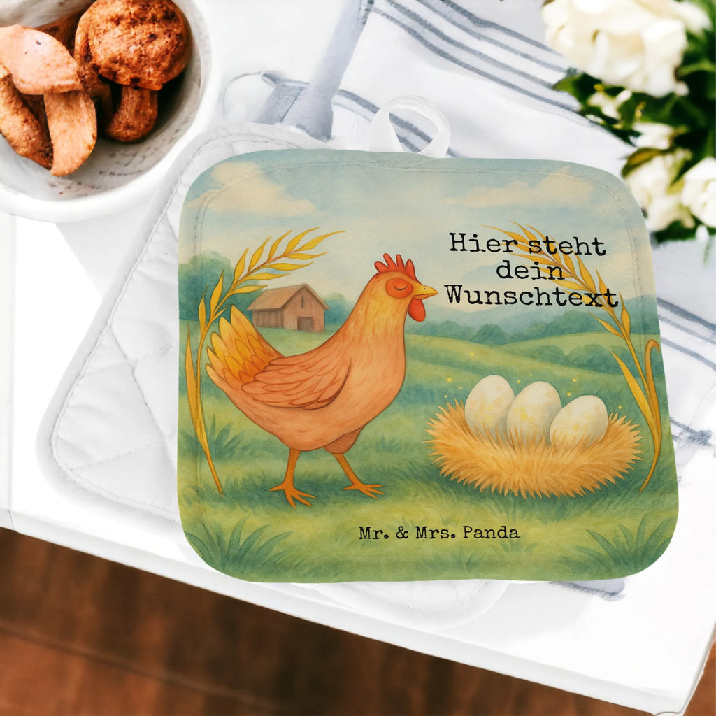 Personalisierte Topflappen Huhn Stolz Design Personalisierter Ofenhandschuh, Personalisierte Topfuntersetzer, Namensaufdruck, Topflappen mit Namen, Topflappen Set personalisiert, Topflappen personalisiert, Bauernhof, Hoftiere, Landwirt, Landwirtin, Hühner, Hof, Motivation, Magie, Eier, Geburt, Spruch, Hahn, Schwangerschaft, Henne, Landleben