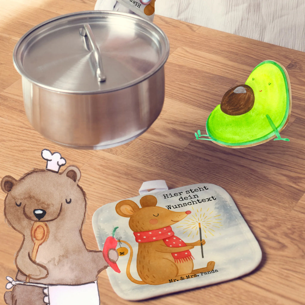 Personalisierte Topflappen Maus Weihnachten Design Personalisierte Topfuntersetzer, Topflappen personalisiert, Namensaufdruck, Personalisierter Ofenhandschuh, Topflappen Set personalisiert, Topflappen mit Namen, Winter, Weihnachten, Weihnachtsdeko, Nikolaus, Advent, Heiligabend, Wintermotiv, Frohe Weihnachten, Weihnachtswunder, Mäuschen, Weihnachtsgruß, Weihnachtsmotiv, Maus