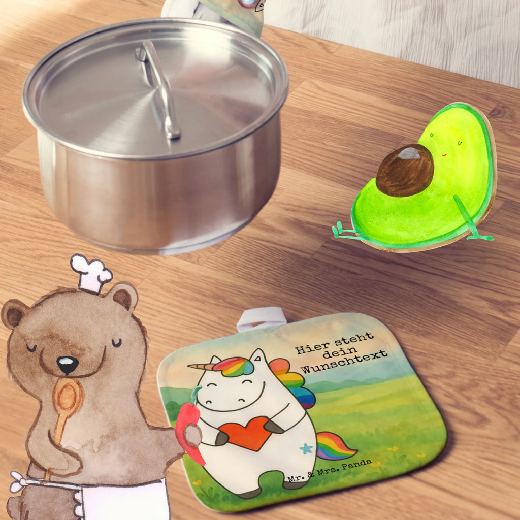 Personalisierte Topflappen Einhorn Herz Design Namensaufdruck, Topflappen mit Namen, Personalisierte Topfuntersetzer, Topflappen personalisiert, Personalisierter Ofenhandschuh, Topflappen Set personalisiert, Einhorn, Einhörner, Einhorn Deko, Unicorn, witzig, Herz, lustig, Freundin, anders, schlimm, böse, bunt