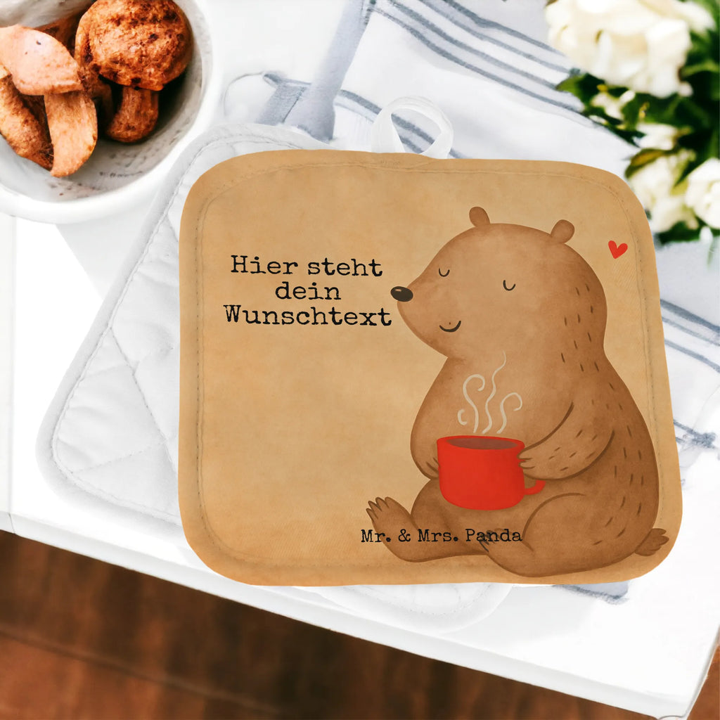 Personalisierte Topflappen Bär Morgenkaffee Design Topflappen personalisiert, Personalisierte Topfuntersetzer, Topflappen Set personalisiert, Topflappen mit Namen, Namensaufdruck, Personalisierter Ofenhandschuh, Liebe, Partner, Freund, Freundin, Ehemann, Ehefrau, Heiraten, Verlobung, Heiratsantrag, Liebesgeschenk, Jahrestag, Hocheitstag, Mitbringsel, Geschenk für Frauen, Liebesbeweis, Geschenk für Freundin, für Ehemann, Valentinstag, Geschenk für Partner, für Männer, Hochzeitstag