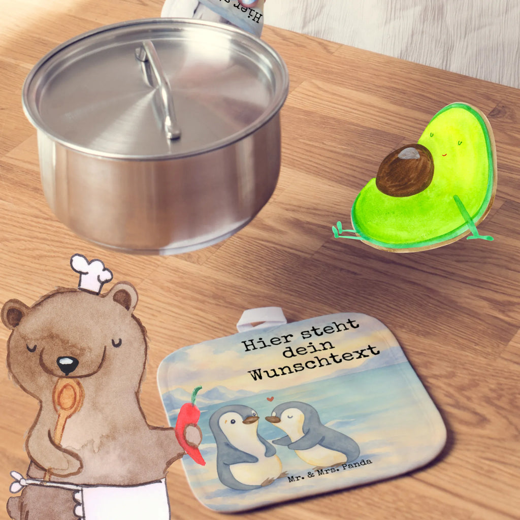 Personalisierte Topflappen Pinguine trösten Design Personalisierter Ofenhandschuh, Topflappen Set personalisiert, Personalisierte Topfuntersetzer, Topflappen personalisiert, Topflappen mit Namen, Namensaufdruck, Liebe, Partner, Freund, Freundin, Ehemann, Ehefrau, Heiraten, Verlobung, Heiratsantrag, Liebesgeschenk, Jahrestag, Hocheitstag, für Männer, Geschenk für Freundin, Mitbringsel, für Ehemann, Hochzeitstag, Geschenk für Frauen, Valentinstag, Geschenk für Partner, Liebesbeweis