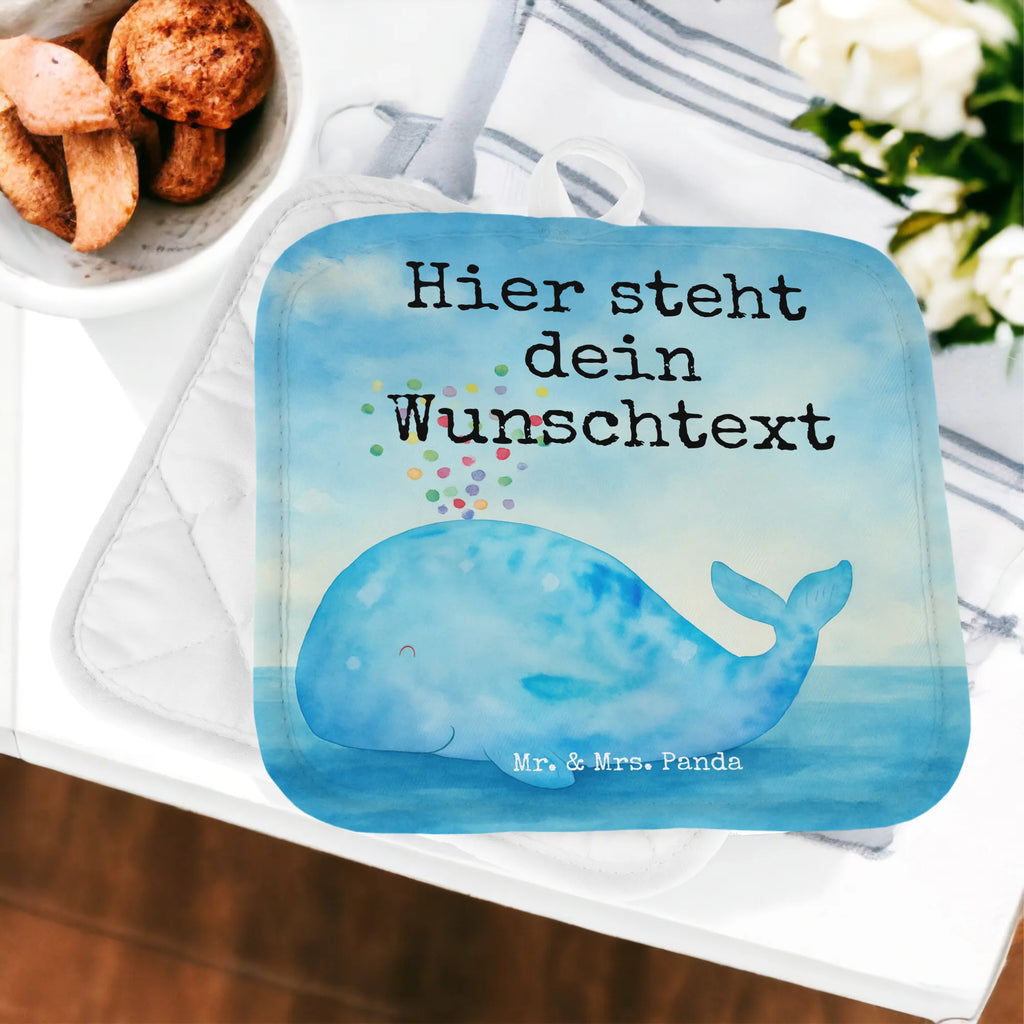 Personalisierte Topflappen Wal Konfetti Design Topflappen mit Namen, Topflappen personalisiert, Personalisierte Topfuntersetzer, Topflappen Set personalisiert, Namensaufdruck, Personalisierter Ofenhandschuh, Meerestiere, Meer, Urlaub, Konfetti, Lebensabschnitt, Neuanfang, Trennung, Neustart, Wale, Diät, Wal, Abnehmen, Geburtstag, Motivation