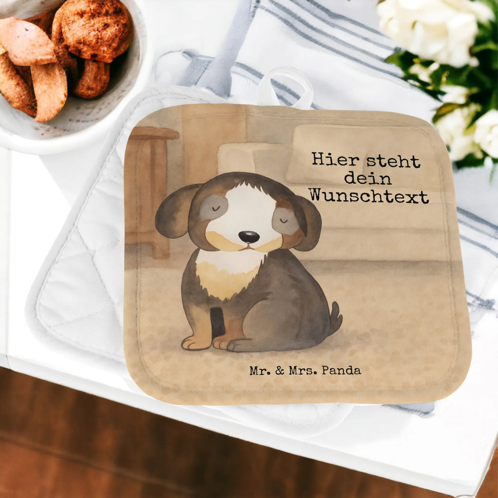 Personalisierte Topflappen Hund Entspannen Design Personalisierte Topfuntersetzer, Topflappen Set personalisiert, Topflappen mit Namen, Personalisierter Ofenhandschuh, Topflappen personalisiert, Namensaufdruck, Hund, Hundemotiv, Haustier, Hunderasse, Tierliebhaber, Hundebesitzer, Sprüche, Liebe, Hundeliebe, schwarzer Hund, Hundeglück