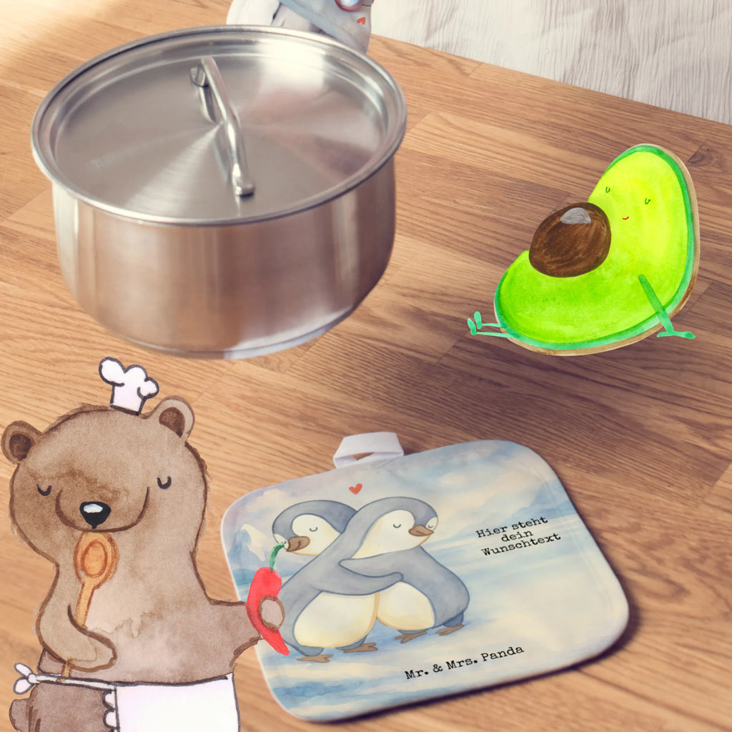 Personalisierte Topflappen Pinguine Kuscheln Design Topflappen personalisiert, Personalisierte Topfuntersetzer, Personalisierter Ofenhandschuh, Topflappen mit Namen, Topflappen Set personalisiert, Namensaufdruck, Liebe, Partner, Freund, Freundin, Ehemann, Ehefrau, Heiraten, Verlobung, Heiratsantrag, Liebesgeschenk, Jahrestag, Hocheitstag, für Ehemann, Valentinstag, für Männer, Geschenk für Frauen, Hochzeitstag, Geschenk für Partner, Mitbringsel, Geschenk für Freundin, Liebesbeweis