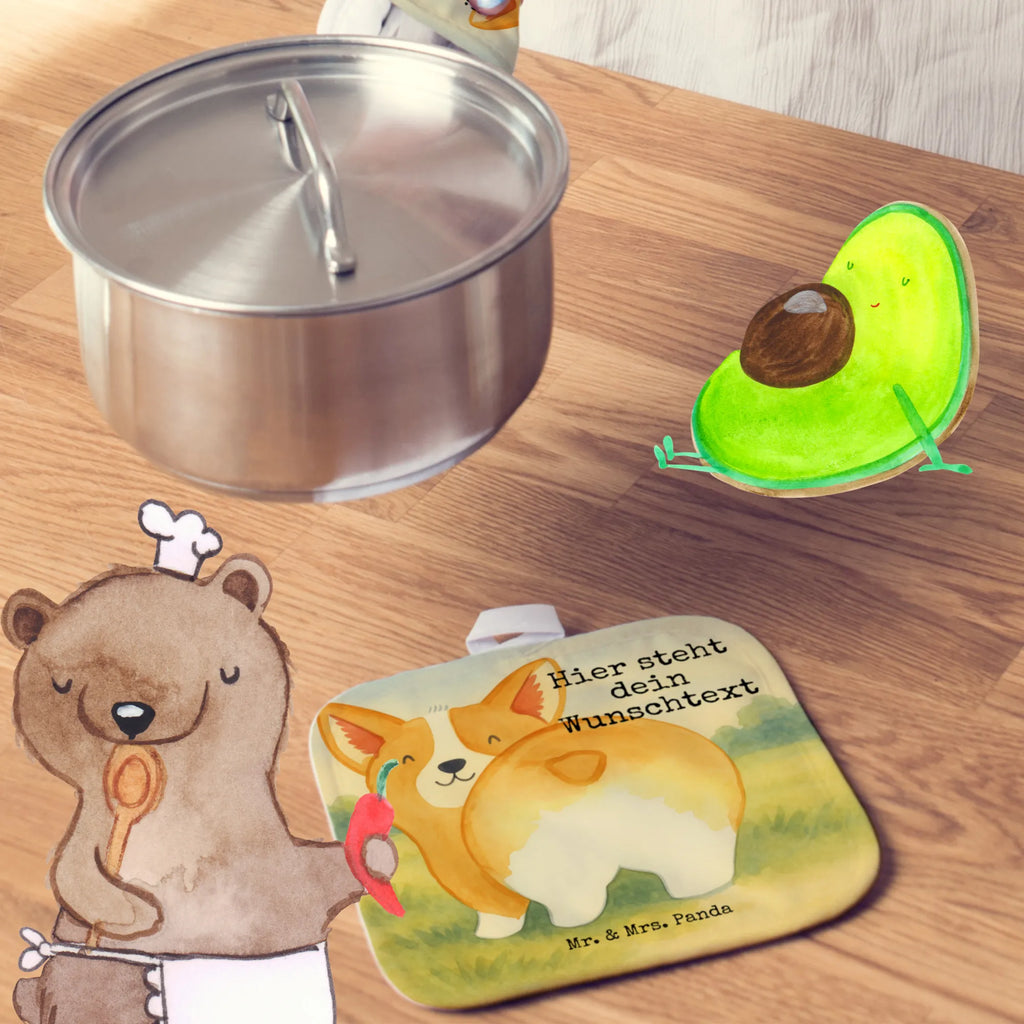 Personalisierte Topflappen Corgi Po Design Topflappen mit Namen, Personalisierter Ofenhandschuh, Topflappen personalisiert, Namensaufdruck, Topflappen Set personalisiert, Personalisierte Topfuntersetzer, Hund, Hundemotiv, Haustier, Hunderasse, Tierliebhaber, Hundebesitzer, Sprüche, Selbstliebe, Hundeliebe, Corgie, Motivation, Spruch