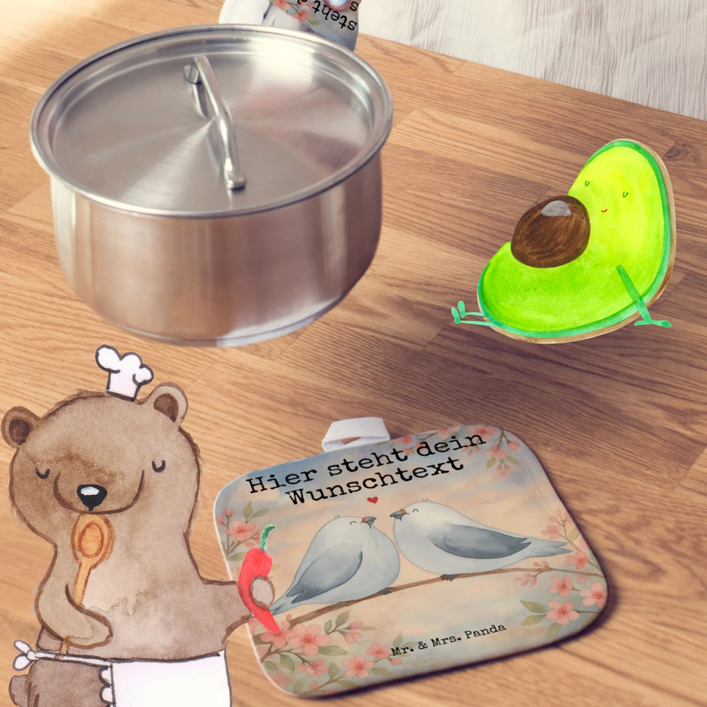 Personalisierte Topflappen Turteltauben Liebe Design Personalisierter Ofenhandschuh, Topflappen personalisiert, Namensaufdruck, Personalisierte Topfuntersetzer, Topflappen mit Namen, Topflappen Set personalisiert, Liebe, Partner, Freund, Freundin, Ehemann, Ehefrau, Heiraten, Verlobung, Heiratsantrag, Liebesgeschenk, Jahrestag, Hocheitstag, Turteltäubchen, Tauben, Verheiratet, Geschenk Freundin, Verlobt, Liebesbeweis, Turteltauben, Geschenk Hochzeit, Hochzeitstag, Verliebt, Geschenk Freund