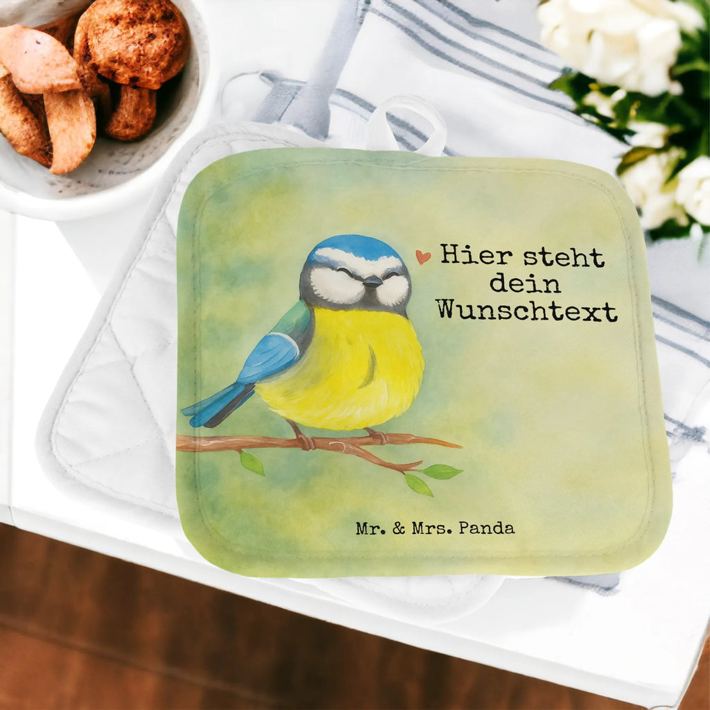 Personalisierte Topflappen Vogel Blaumeise Design Personalisierte Topfuntersetzer, Namensaufdruck, Topflappen Set personalisiert, Personalisierter Ofenhandschuh, Topflappen mit Namen, Topflappen personalisiert, Ostern, Osterhase, Ostergeschenke, Osternest, Osterdeko, Geschenke zu Ostern, Ostern Geschenk, Ostergeschenke Kinder, Ostern Kinder, Frühlingsgefühle, Vogel, Ostergrüße, liebe Grüße, Blaumeise, Frühling, Osterzeit