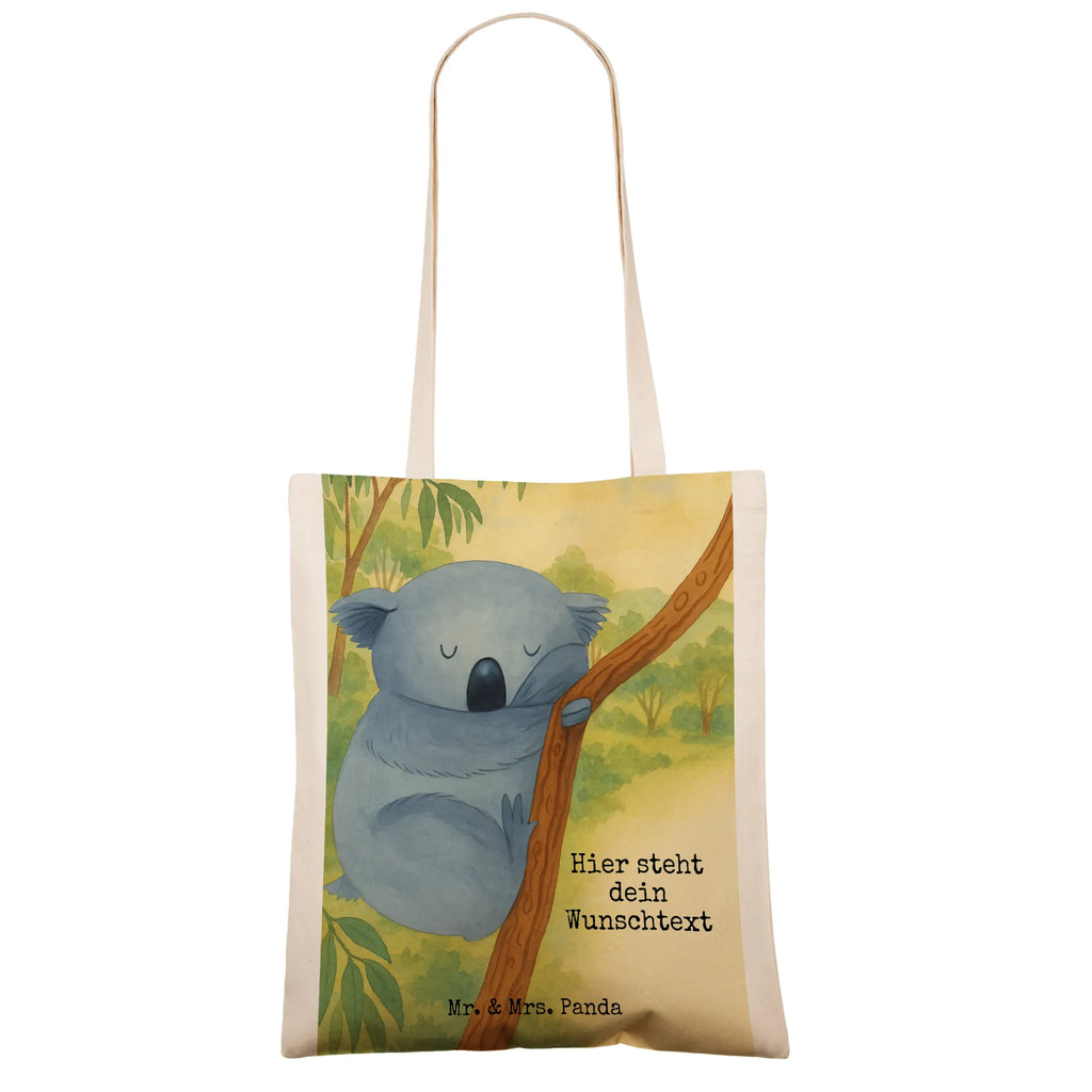 Personalisierte Tragetasche Koalabär Design Personalisierte Kindergartentasche, Personalisierte Tasche, Stoffbeutel mit Namen, Personalisierter Jutebeutel, Personalisierte Jutetasche, Einkaufstasche mit Namen, Personalisierter Beutel, Personalisierte Einkaufstasche, Tragetasche mit Namen, Personalisierte Beuteltasche, Personalisierter Stoffbeutel, Tiermotive, Gute Laune, lustige Sprüche, Tiere, Traumland, Traum, Bär, Schlafzimmer, träumen, Koalabär, Koala, schlafen