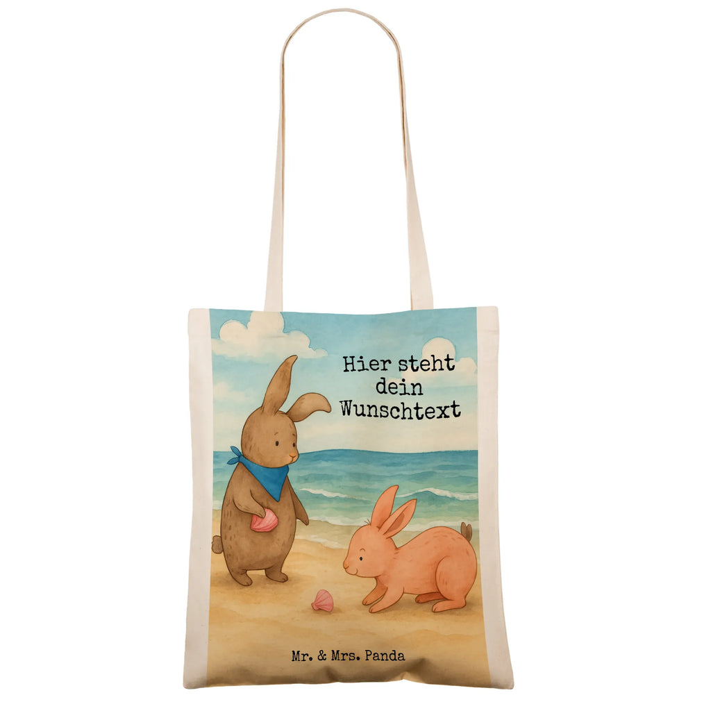 Personalisierte Tragetasche Hasen Muschel Design Stoffbeutel mit Namen, Personalisierte Jutetasche, Tragetasche mit Namen, Personalisierte Tasche, Personalisierte Kindergartentasche, Personalisierte Einkaufstasche, Personalisierter Jutebeutel, Einkaufstasche mit Namen, Personalisierter Stoffbeutel, Personalisierte Beuteltasche, Personalisierter Beutel, Familie, Vatertag, Muttertag, Bruder, Schwester, Mama, Papa, Oma, Opa, Muscheln sammeln, BFF, Muscheln, beste Freundin, Freundin, best friends, Freundinnen, Meer, Hasen