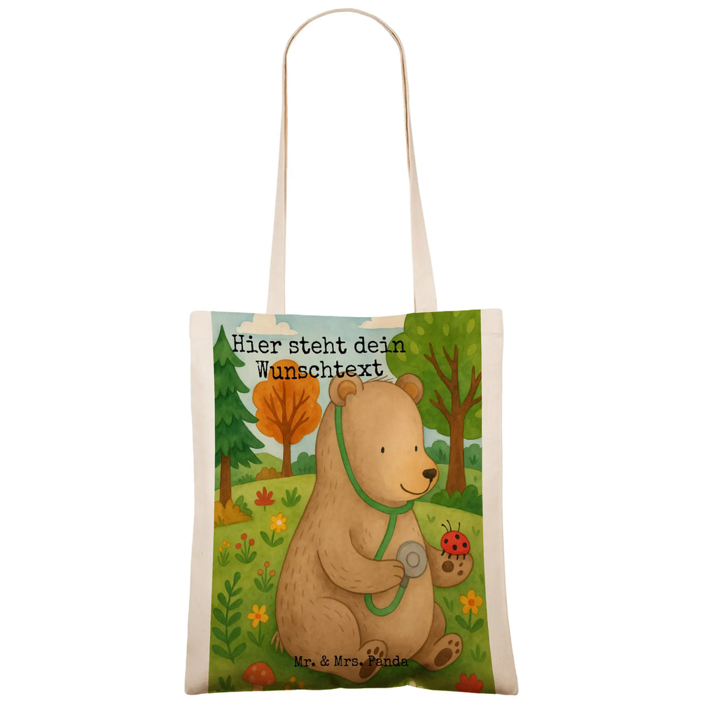 Personalisierte Tragetasche Bär Arzt Design Personalisierte Jutetasche, Personalisierte Tasche, Tragetasche mit Namen, Einkaufstasche mit Namen, Personalisierter Beutel, Personalisierter Jutebeutel, Personalisierter Stoffbeutel, Stoffbeutel mit Namen, Personalisierte Beuteltasche, Personalisierte Einkaufstasche, Personalisierte Kindergartentasche, Bär, Teddy, Teddybär, Professor, Ärztin, Doktorin, Doktor, Arzt, Professorin