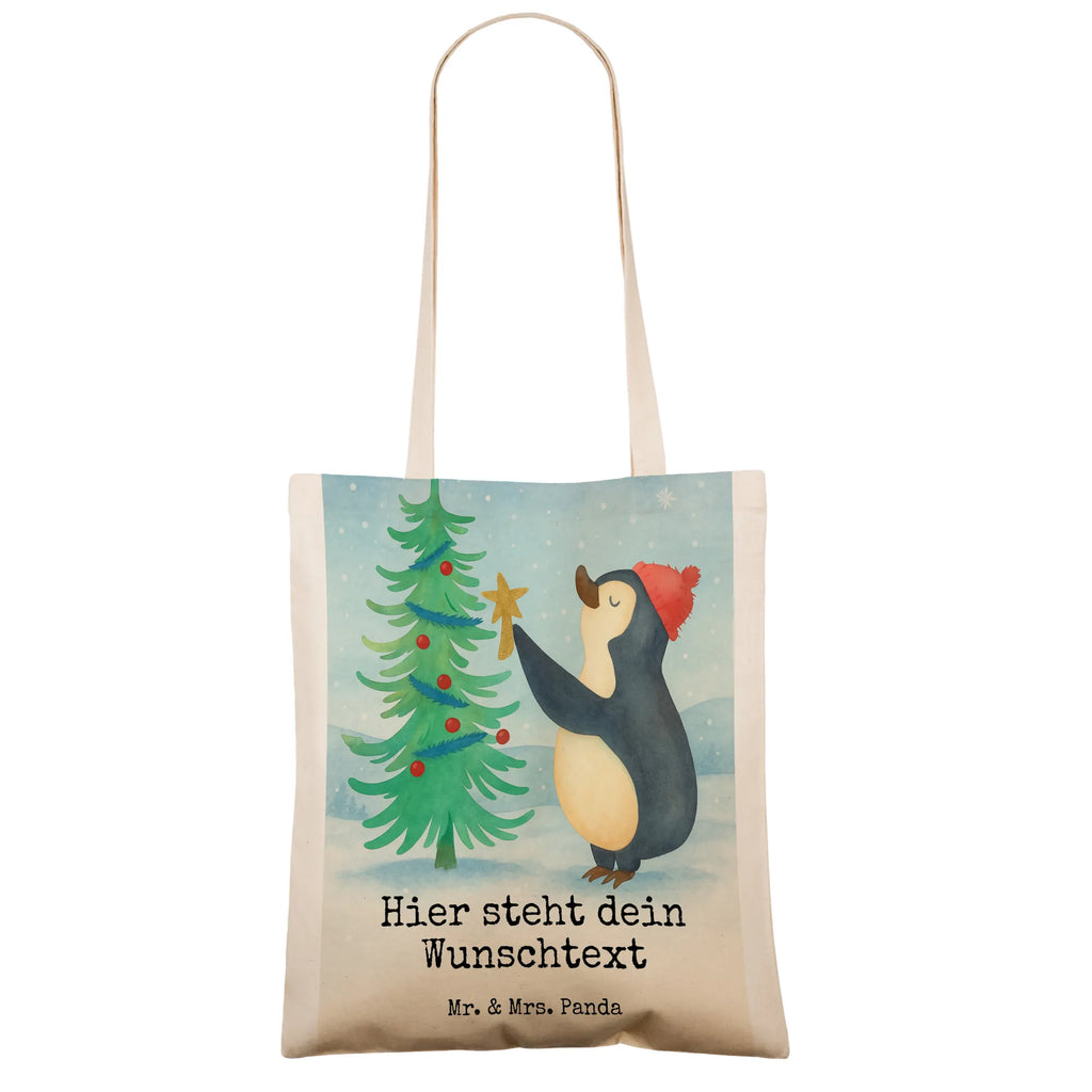 Personalisierte Tragetasche Pinguin Weihnachtsbaum Design Stoffbeutel mit Namen, Personalisierte Kindergartentasche, Personalisierter Beutel, Personalisierte Tasche, Personalisierter Jutebeutel, Personalisierte Jutetasche, Personalisierte Beuteltasche, Tragetasche mit Namen, Einkaufstasche mit Namen, Personalisierte Einkaufstasche, Personalisierter Stoffbeutel, Winter, Weihnachten, Weihnachtsdeko, Nikolaus, Advent, Heiligabend, Wintermotiv, Pinguin