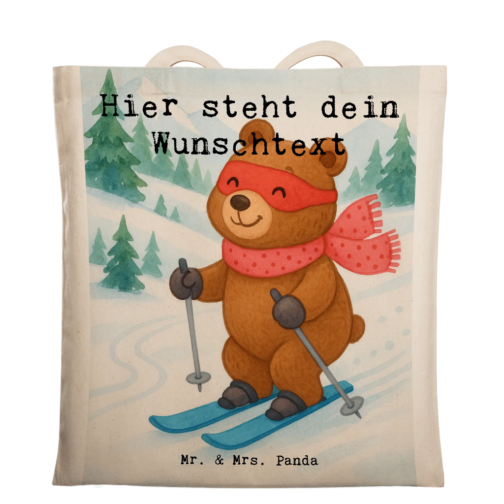 Personalisierte Tragetasche Hase Skifahren Design Personalisierte Jutetasche, Tragetasche mit Namen, Personalisierter Beutel, Personalisierte Einkaufstasche, Personalisierte Tasche, Einkaufstasche mit Namen, Personalisierter Jutebeutel, Personalisierte Kindergartentasche, Stoffbeutel mit Namen, Personalisierte Beuteltasche, Personalisierter Stoffbeutel, Geschenk, Sport, Sportart, Hobby, Schenken, Danke, Dankeschön, Auszeichnung, Gewinn, Sportler, Skiwettbewerb, Skirennen, Skisport, Ski fahren, Skifahren