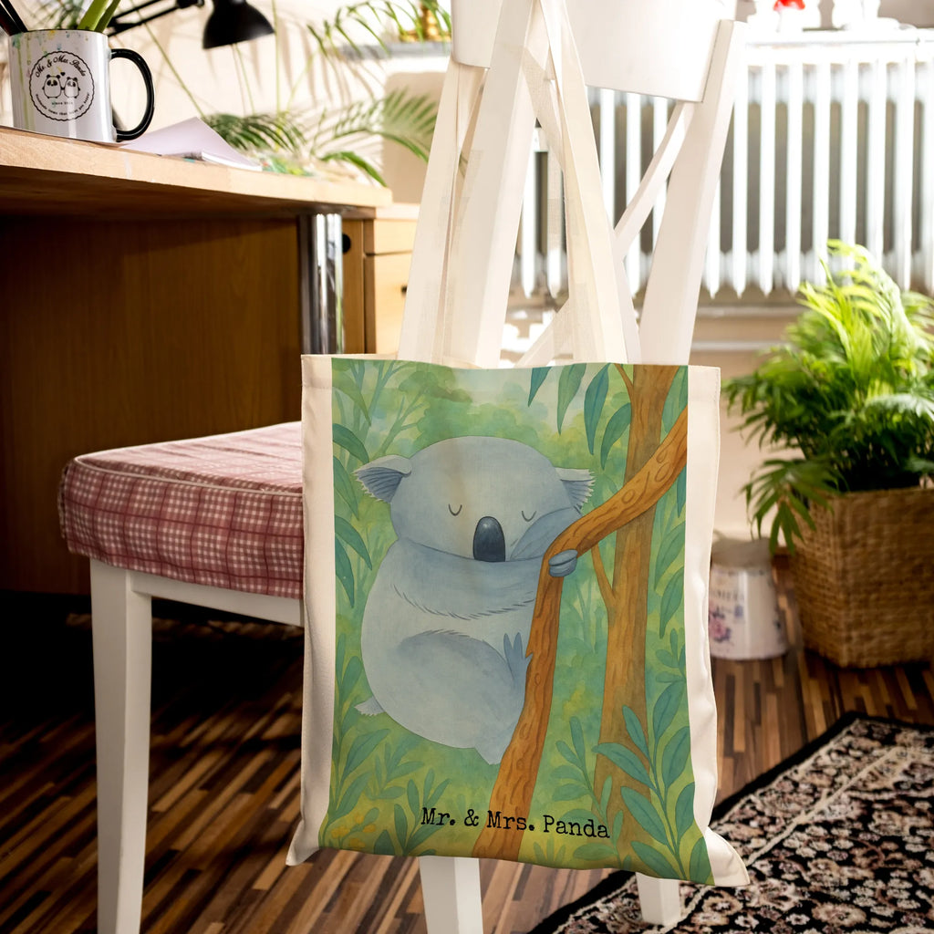 Tote bag koala Design Jutetasche, Shopper, Einkaufstasche, Beutel, Umhängetasche, Tragetasche, Badetasche, Jutebeutel, Schultertasche, Strandtasche, Stoffbeutel, Beuteltasche, Laptoptasche, Tasche, Stofftasche, Einkaufstüte, Tiermotive, Gute Laune, lustige Sprüche, Tiere, Bär, Traumland, träumen, Koala, schlafen, Traum, Schlafzimmer, Koalabär