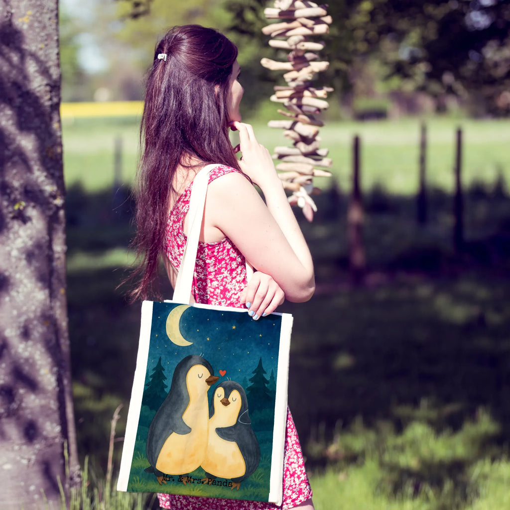 Tote bag penguins Fall asleep Design cotton bag, shopping bag, cloth bag, shopper, Carrier bag, shoulder bag, pouch, jute bag, bag, Love, Loving, Two, Together, Marriage, Engagement, Proposal of marriage, Love gift, gift for her, gift for him, anniversary gift, Valentine&#39;s Day Gift for Women Love Gift Anniversary Wedding Anniversary Party Favor Gift for Girlfriend Gift for Partner Boyfriend Gift Token of Love for Men for Husband