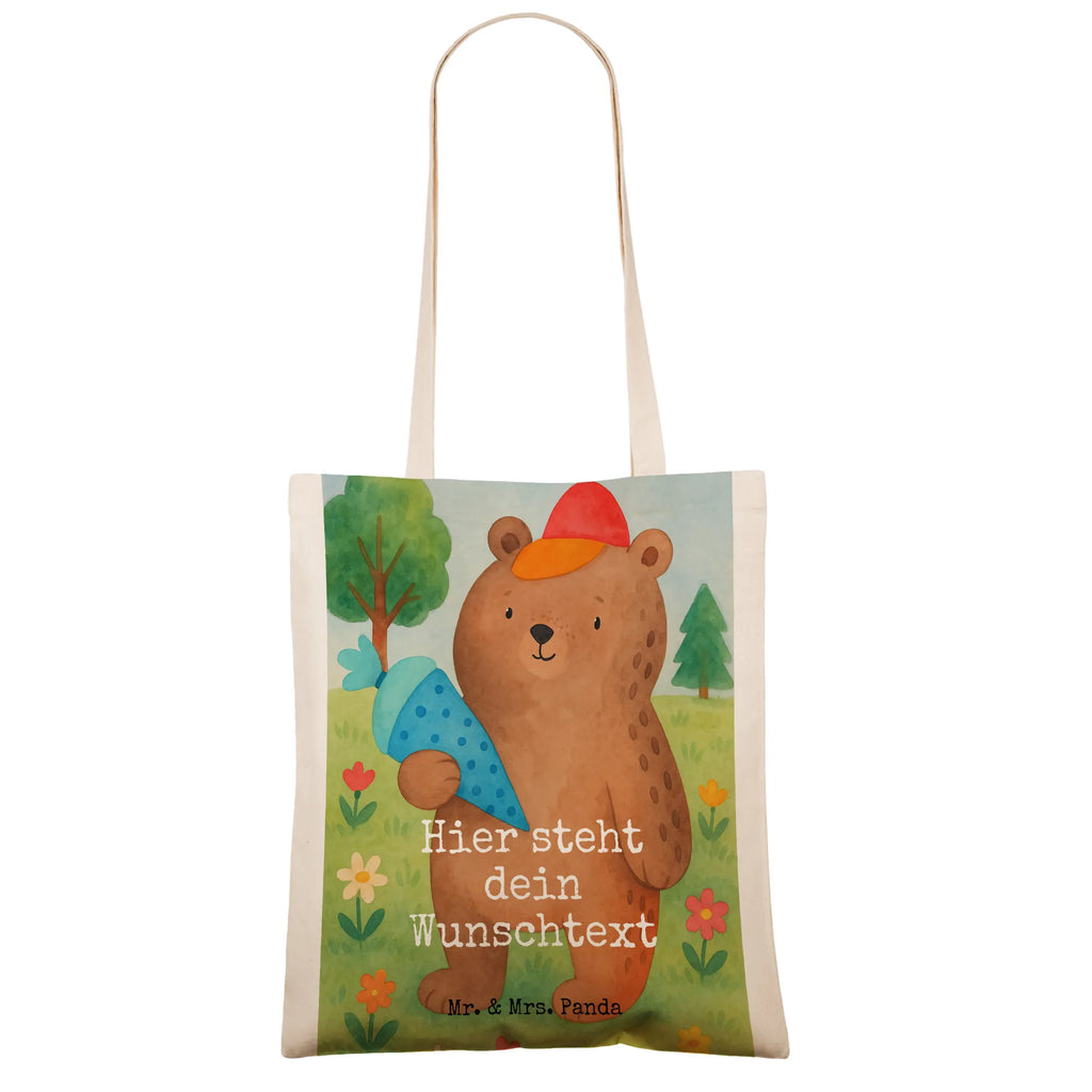 Personalisierte Tragetasche Bär Schultüte Design Personalisierte Kindergartentasche, Personalisierte Beuteltasche, Stoffbeutel mit Namen, Personalisierter Stoffbeutel, Personalisierte Einkaufstasche, Einkaufstasche mit Namen, Personalisierter Beutel, Tragetasche mit Namen, Personalisierte Tasche, Personalisierter Jutebeutel, Personalisierte Jutetasche, Bär, Teddy, Teddybär, Grundschule, Erster Schultag Geschenk, Schule Geschenk, Bär Motiv, Schultüte, Schulanfang, Einschulung Geschenk, Schulbeginn