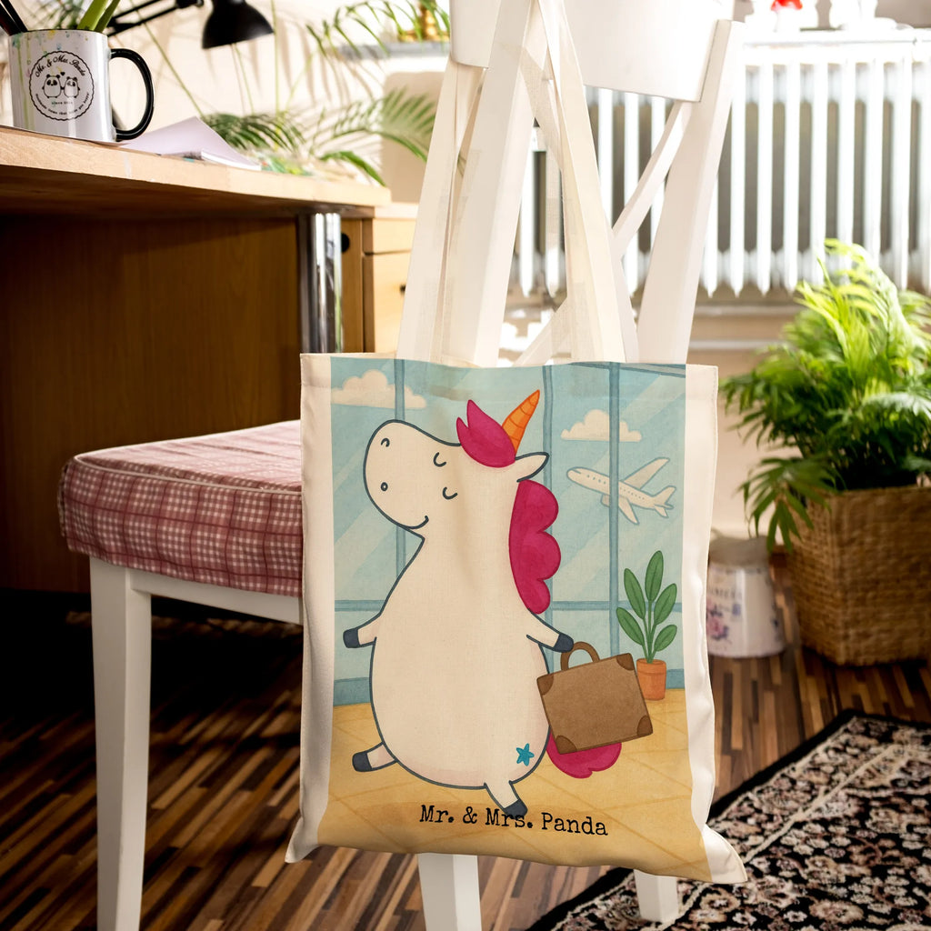 Tragetasche Einhorn Koffer Design Tragetasche, Jutetasche, Shopper, Beutel, Laptoptasche, Einkaufstasche, Schultertasche, Tasche, Badetasche, Einkaufstüte, Strandtasche, Stofftasche, Beuteltasche, Umhängetasche, Stoffbeutel, Jutebeutel, Einhorn, Einhörner, Einhorn Deko, Unicorn, Reise, albern, unicorn, lustig, Erwachsen, Spaß, witzig, Abenteuer, Kind, Gepäck, Verreisen, Koffer