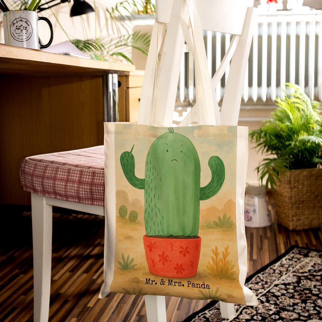 Tote bag cactus Fury Design shopping bag, Carrier bag, shoulder bag, shopper, cloth bag, jute bag, bag, cotton bag, pouch, cactus, cactuses, plants, cactus plant, small green cactus, office, boss, colleague, school, angry, office life, annoy