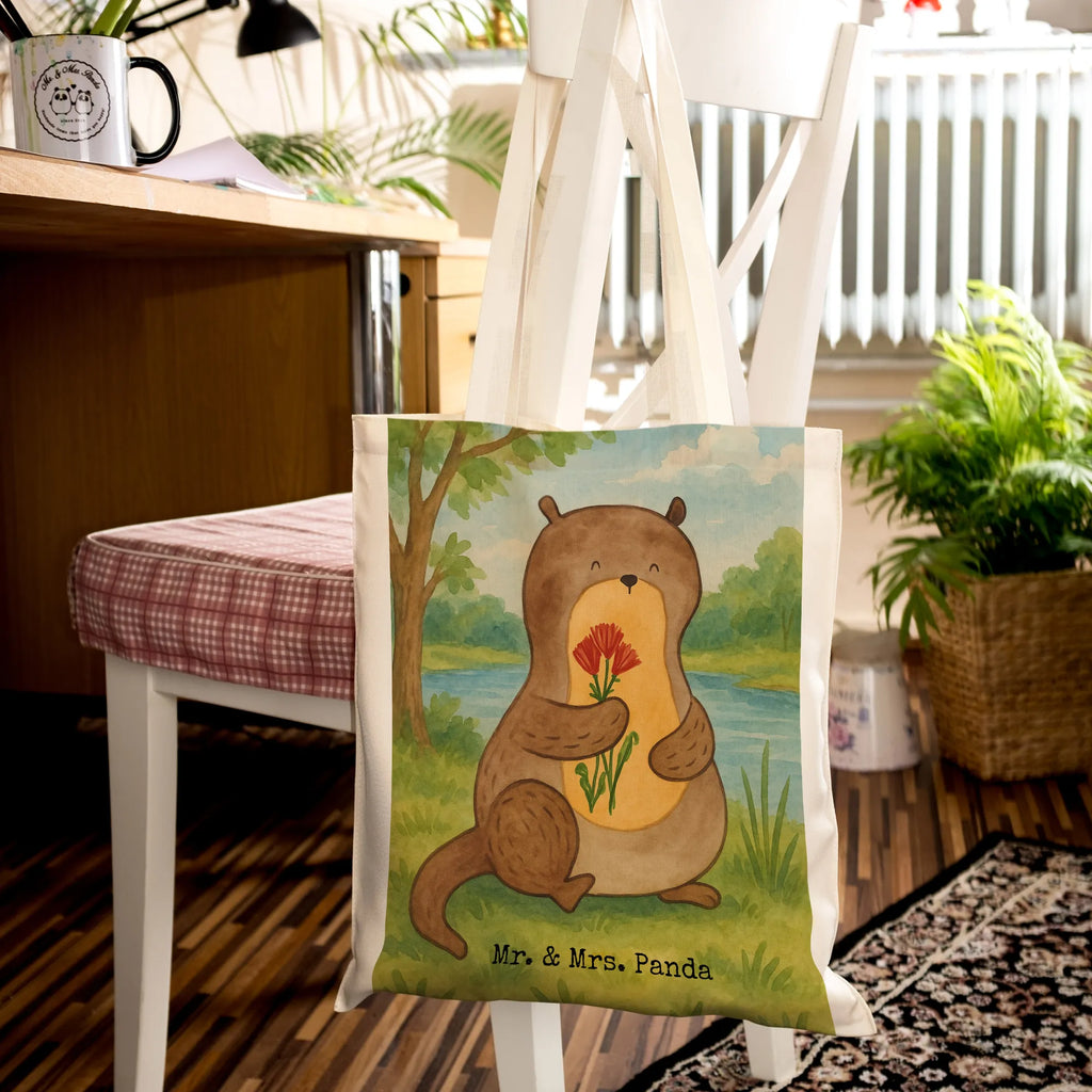 Tragetasche Otter Blumenstrauß Design Jutebeutel, Tragetasche, Einkaufstasche, Strandtasche, Badetasche, Tasche, Einkaufstüte, Stofftasche, Beutel, Schultertasche, Stoffbeutel, Umhängetasche, Jutetasche, Beuteltasche, Shopper, Laptoptasche, Otter, Fischotter, Seeotter, Otter Seeotter See Otter