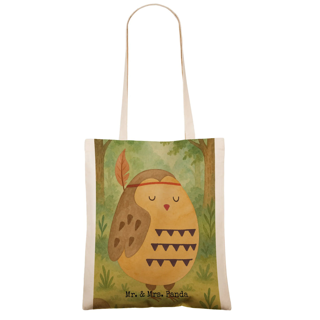 Tragetasche Eule Federschmuck Design Stoffbeutel, Jutetasche, Schultertasche, Einkaufstasche, Laptoptasche, Einkaufstüte, Strandtasche, Beuteltasche, Umhängetasche, Jutebeutel, Shopper, Tasche, Badetasche, Tragetasche, Stofftasche, Beutel, Eule, Dekoration, Owl, Eule Deko, Das Leben ist ein Abenteuer, Federschmuck, Reisespruch