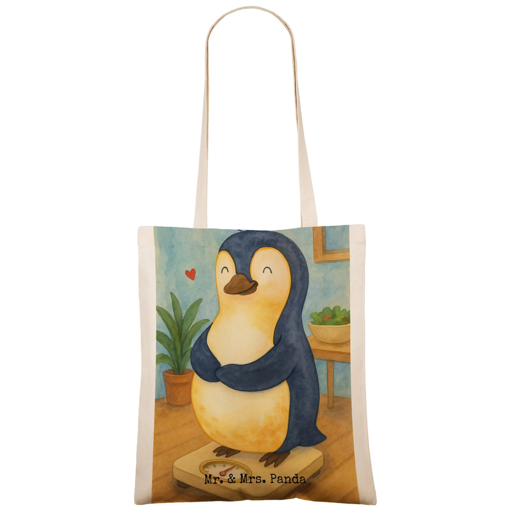 Tote bag Penguin diet Design Laptoptasche, Beuteltasche, Jutetasche, Jutebeutel, Schultertasche, Stofftasche, Badetasche, Tasche, Umhängetasche, Einkaufstasche, Beutel, Strandtasche, Einkaufstüte, Tragetasche, Shopper, Stoffbeutel, Pinguin, Gewicht, Selbstliebe, Selbstrespekt, Pinguine, Abspecken, Körperliebe, Motivation, Abnehmen, Diät