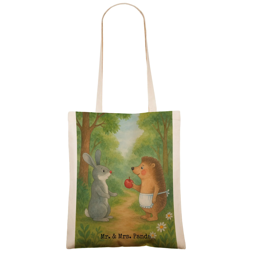 Tote bag Hare Hedgehog Design Umhängetasche, Tragetasche, Beutel, Beuteltasche, Tasche, Jutebeutel, Schultertasche, Shopper, Laptoptasche, Einkaufstasche, Stofftasche, Jutetasche, Stoffbeutel, Strandtasche, Einkaufstüte, Badetasche, Tiermotive, Gute Laune, lustige Sprüche, Tiere, Herzschmerz, Igel, Igel und Hase, Spruch romantisch, Liebe Spruch, Hase, Liebeskummer Geschenk, Trennungsschmerz, Trösten