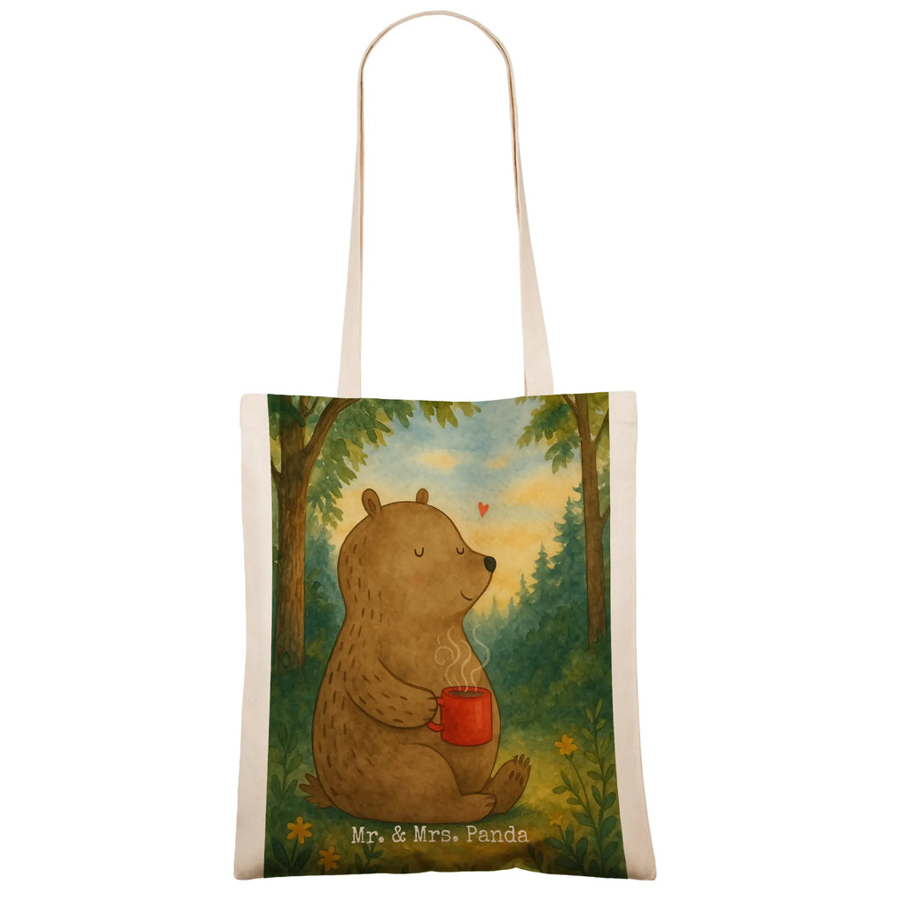 Tragetasche Bär Kaffee Design Stofftasche, Badetasche, Einkaufstasche, Schultertasche, Tragetasche, Jutetasche, Stoffbeutel, Laptoptasche, Tasche, Beutel, Jutebeutel, Einkaufstüte, Shopper, Beuteltasche, Strandtasche, Umhängetasche, Bär, Teddy, Teddybär, Welt retten, Welt erobern, Coffee, Morgenroutine, Bären, Kaffee, Motivation, guten Morgen