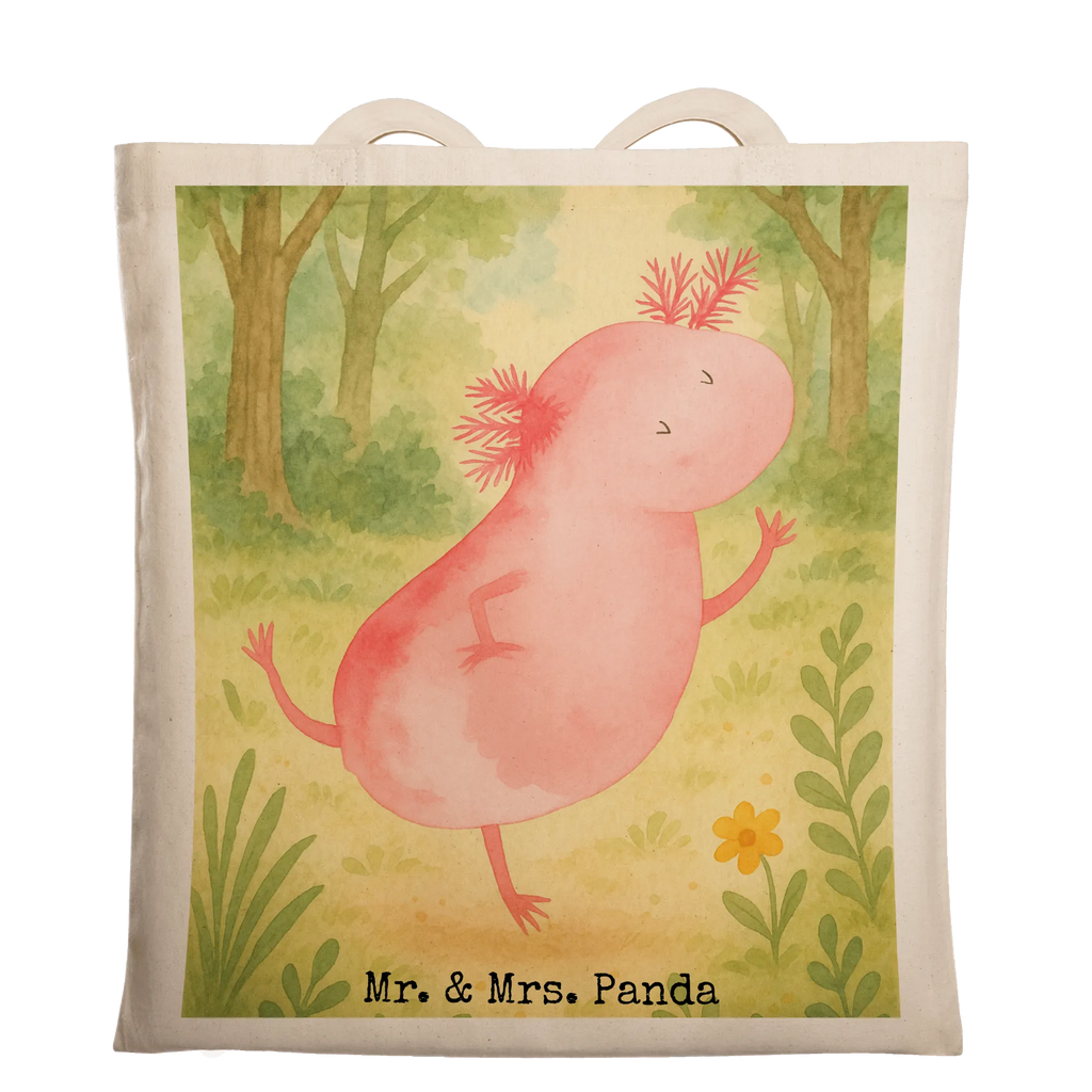 Tragetasche Axolotl Tanzen Design Tragetasche, Umhängetasche, Badetasche, Einkaufstüte, Jutetasche, Einkaufstasche, Schultertasche, Beutel, Laptoptasche, Stoffbeutel, Jutebeutel, Shopper, Stofftasche, Tasche, Beuteltasche, Strandtasche, Axolotl, Molch, Sterne, Freundin, Schwanzlurch, Lurche, Axolot, verrückt, beste Freundin, Lurch, Dachschaden