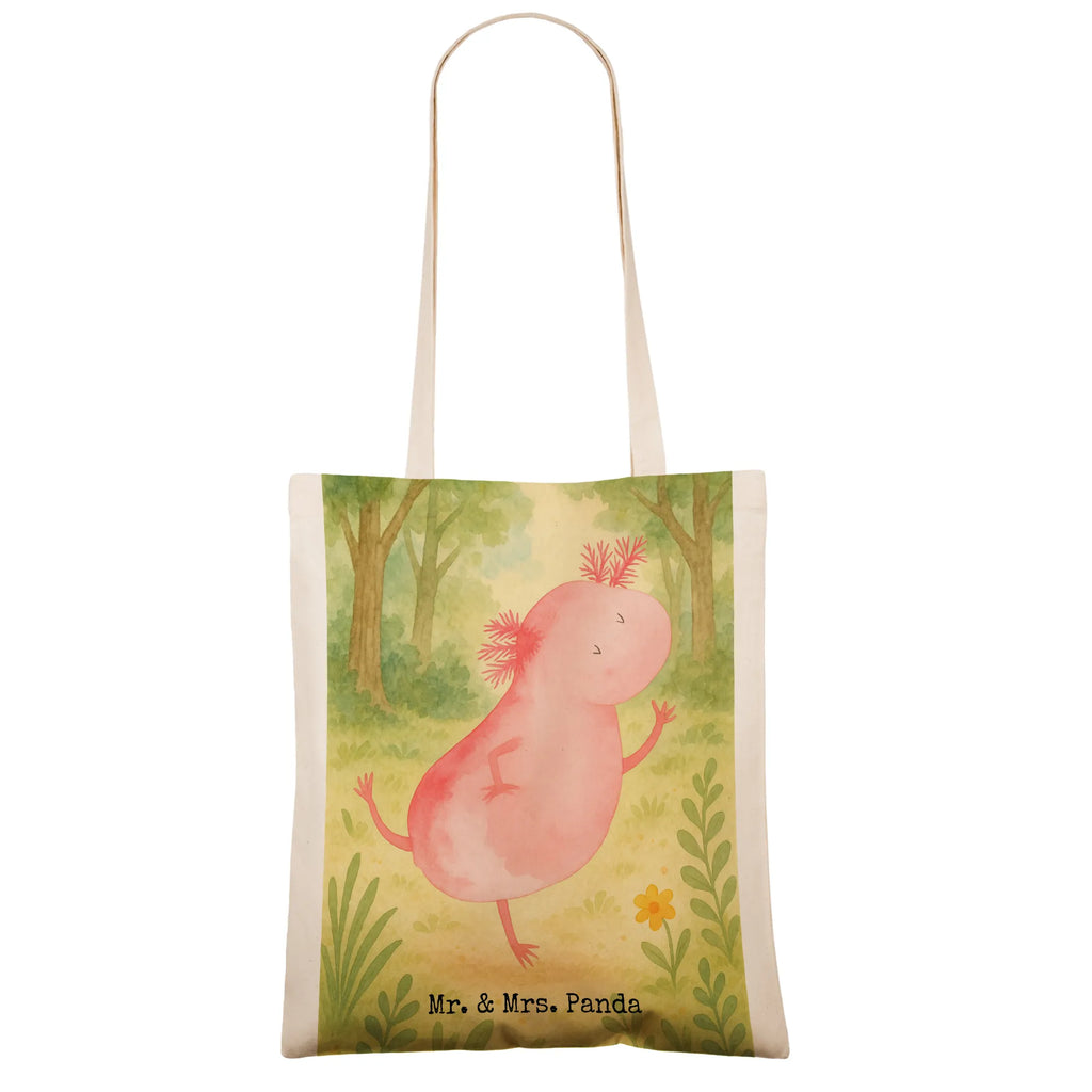 Tragetasche Axolotl Tanzen Design Tragetasche, Umhängetasche, Badetasche, Einkaufstüte, Jutetasche, Einkaufstasche, Schultertasche, Beutel, Laptoptasche, Stoffbeutel, Jutebeutel, Shopper, Stofftasche, Tasche, Beuteltasche, Strandtasche, Axolotl, Molch, Sterne, Freundin, Schwanzlurch, Lurche, Axolot, verrückt, beste Freundin, Lurch, Dachschaden