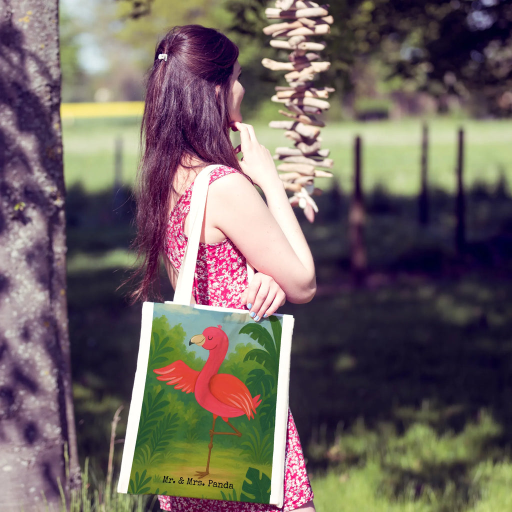 Tragetasche Flamingo Yoga Design Strandtasche, Einkaufstasche, Schultertasche, Tasche, Badetasche, Laptoptasche, Stoffbeutel, Shopper, Jutebeutel, Umhängetasche, Tragetasche, Beuteltasche, Einkaufstüte, Beutel, Jutetasche, Stofftasche, Flamingo, Achtsamkeit, Yoga, Vogel, Namaste, Yoga-Übung, Tiefenentspannung, Ärger, Aufregen, Entspannung