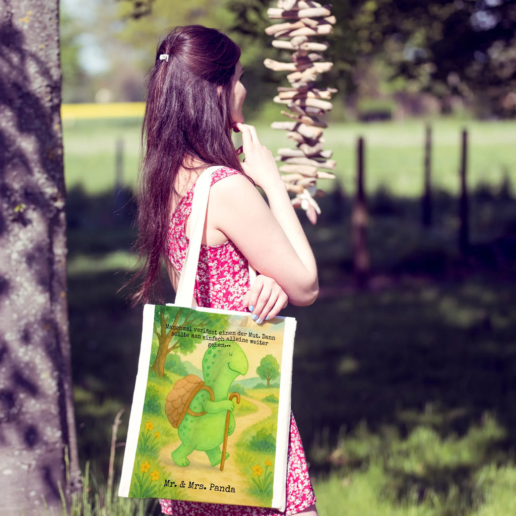 Tragetasche Schildkröte Wanderer Design Einkaufstüte, Shopper, Laptoptasche, Badetasche, Beutel, Jutetasche, Umhängetasche, Schultertasche, Jutebeutel, Tasche, Stofftasche, Strandtasche, Beuteltasche, Stoffbeutel, Einkaufstasche, Tragetasche, Schildkröte, Motivation, Motivationsspruch, Neuanfang, Schildkröten, Motivationssprüche