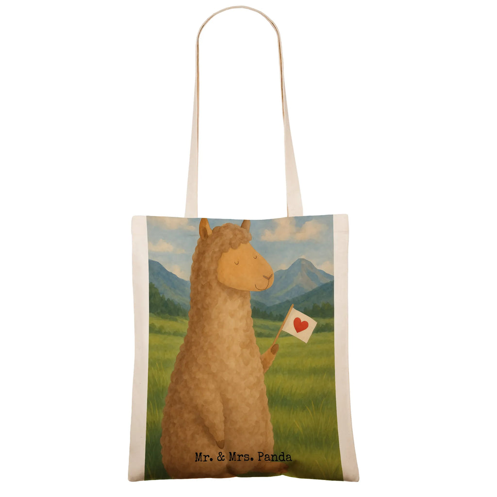 Tragetasche Alpaka Fahne Design Umhängetasche, Shopper, Jutebeutel, Laptoptasche, Beuteltasche, Einkaufstasche, Stofftasche, Badetasche, Einkaufstüte, Strandtasche, Stoffbeutel, Jutetasche, Beutel, Tragetasche, Schultertasche, Tasche, Alpaka, Lama, Liebe, Lamas, Alpakas