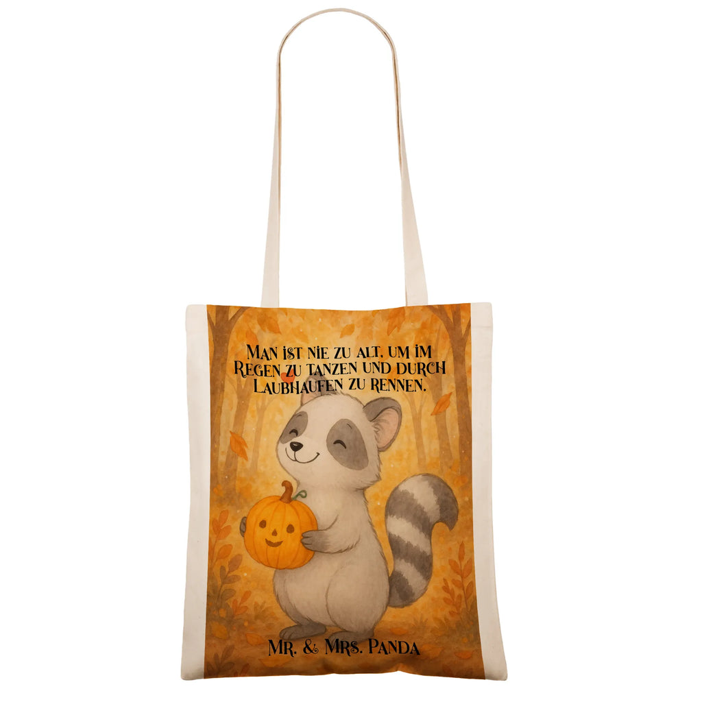 Tote bag Raccoon Pumpkin Design Tragetasche, Shopper, Umhängetasche, Jutetasche, Tasche, Einkaufstüte, Stofftasche, Schultertasche, Strandtasche, Beutel, Jutebeutel, Stoffbeutel, Badetasche, Einkaufstasche, Laptoptasche, Beuteltasche, Halloween, Deko, Martinssingen, Dekoration, Geschenke, Schenken, Halloween Deko, Süßes sonst gibt's saures, Trick or Treat, Waschbär, Kürbis
