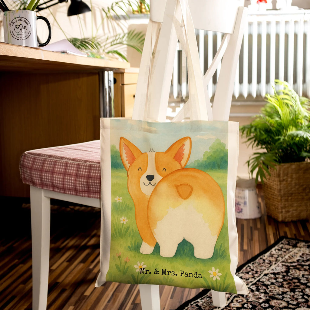 Torba Corgi tyłek Design Stoffbeutel, Stofftasche, Beutel, Laptoptasche, Schultertasche, Jutebeutel, Jutetasche, Einkaufstüte, Strandtasche, Einkaufstasche, Badetasche, Tasche, Shopper, Tragetasche, Umhängetasche, Beuteltasche, Hund, Hundemotiv, Haustier, Hunderasse, Tierliebhaber, Hundebesitzer, Sprüche, Selbstliebe, Spruch, Motivation, Hundeliebe, Corgie