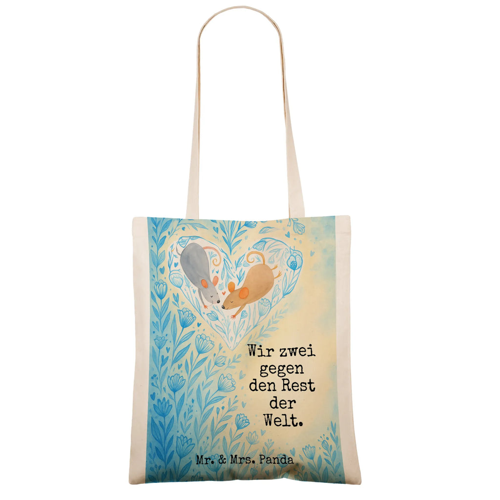 Tote bag Mice heart Design Shopper, Beuteltasche, Jutebeutel, Badetasche, Strandtasche, Laptoptasche, Stofftasche, Umhängetasche, Einkaufstüte, Schultertasche, Stoffbeutel, Tasche, Beutel, Tragetasche, Jutetasche, Einkaufstasche, Liebe, Partner, Freund, Freundin, Ehemann, Ehefrau, Heiraten, Verlobung, Heiratsantrag, Liebesgeschenk, Jahrestag, Hocheitstag, Gemeinsamkeit, Mäuse, Geschenk für zwei, Hochzeit, Liebesbotschaft, Liebesbeweis, Lieblingsmensch, Love, Maus