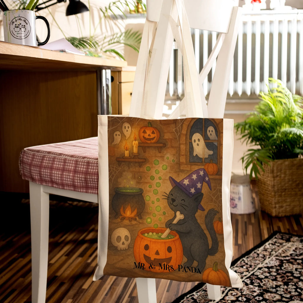 Tragetasche Kater Hexenkessel Design Stofftasche, Jutebeutel, Beuteltasche, Schultertasche, Badetasche, Einkaufstasche, Jutetasche, Stoffbeutel, Einkaufstüte, Tragetasche, Laptoptasche, Shopper, Umhängetasche, Strandtasche, Tasche, Beutel, Halloween, Deko, Martinssingen, Dekoration, Geschenke, Schenken, Zaubern, Hexenkessel, Zaubertrank, Kater, Hexe