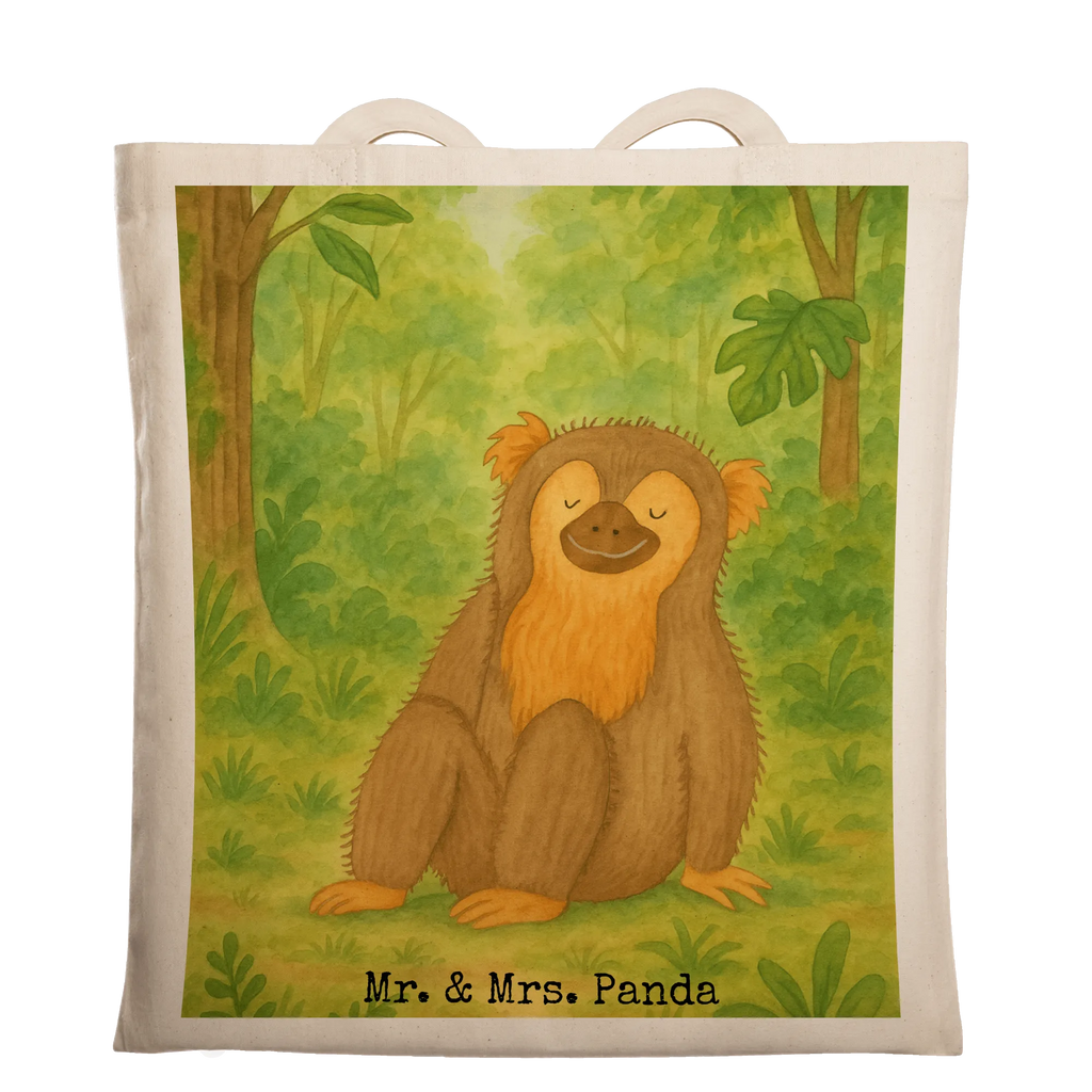 Tragetasche Affe Design Stoffbeutel, Beuteltasche, Schultertasche, Laptoptasche, Shopper, Tasche, Tragetasche, Stofftasche, Einkaufstasche, Umhängetasche, Jutebeutel, Strandtasche, Beutel, Einkaufstüte, Jutetasche, Badetasche, Afrika, Wildtiere, Motivation, Affen, Selbstachtung, Selbstliebe, Äffchen, Respekt, Affe, Selbstbewusstsein, Selfcare, Liebe