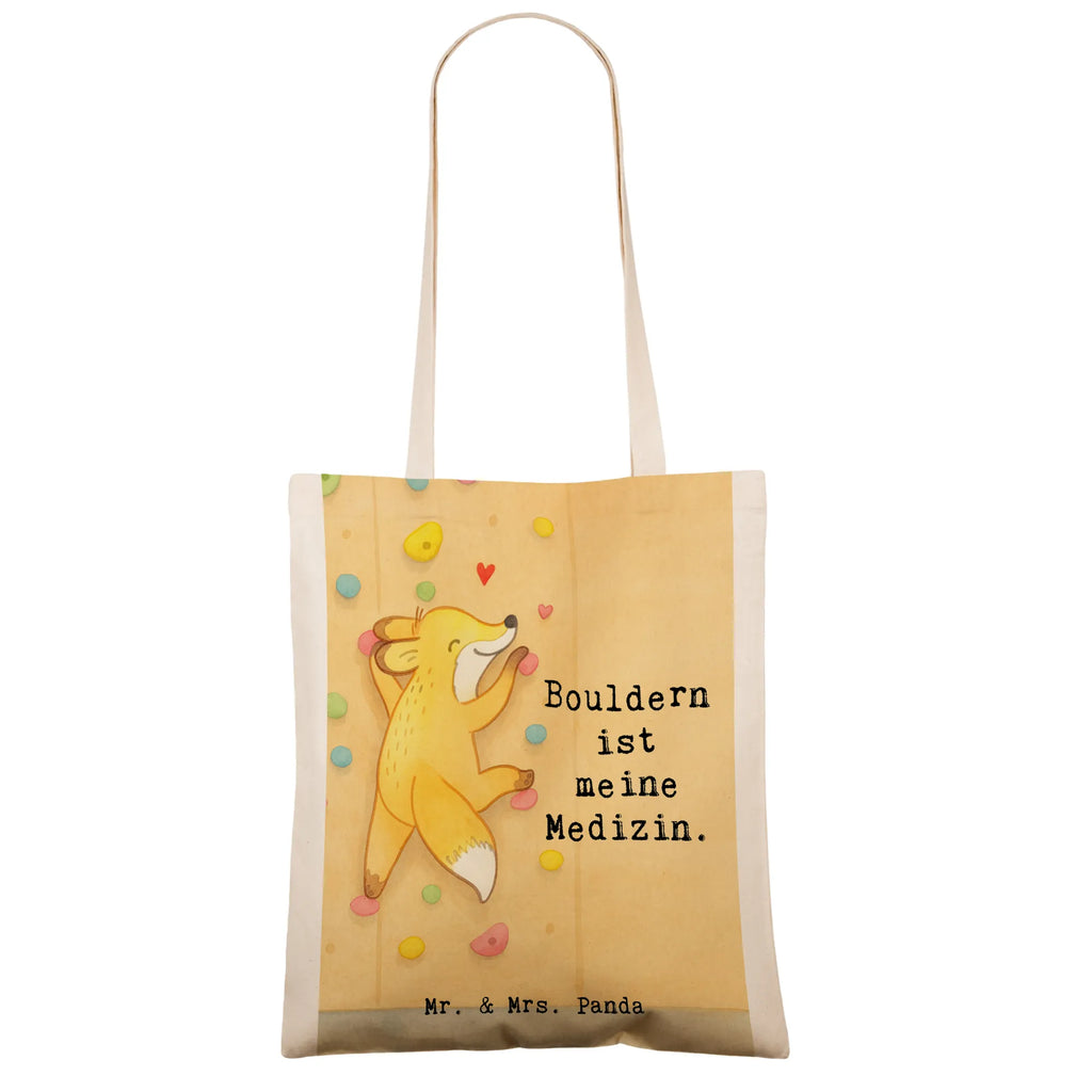 Tragetasche Fuchs Bouldern Design Schultertasche, Shopper, Laptoptasche, Beuteltasche, Badetasche, Einkaufstüte, Jutebeutel, Umhängetasche, Tragetasche, Stoffbeutel, Beutel, Einkaufstasche, Stofftasche, Strandtasche, Tasche, Jutetasche, Geschenk, Sport, Sportart, Hobby, Schenken, Danke, Dankeschön, Auszeichnung, Gewinn, Sportler, bouldern, Kletterhalle, Klettern, Boulderhalle