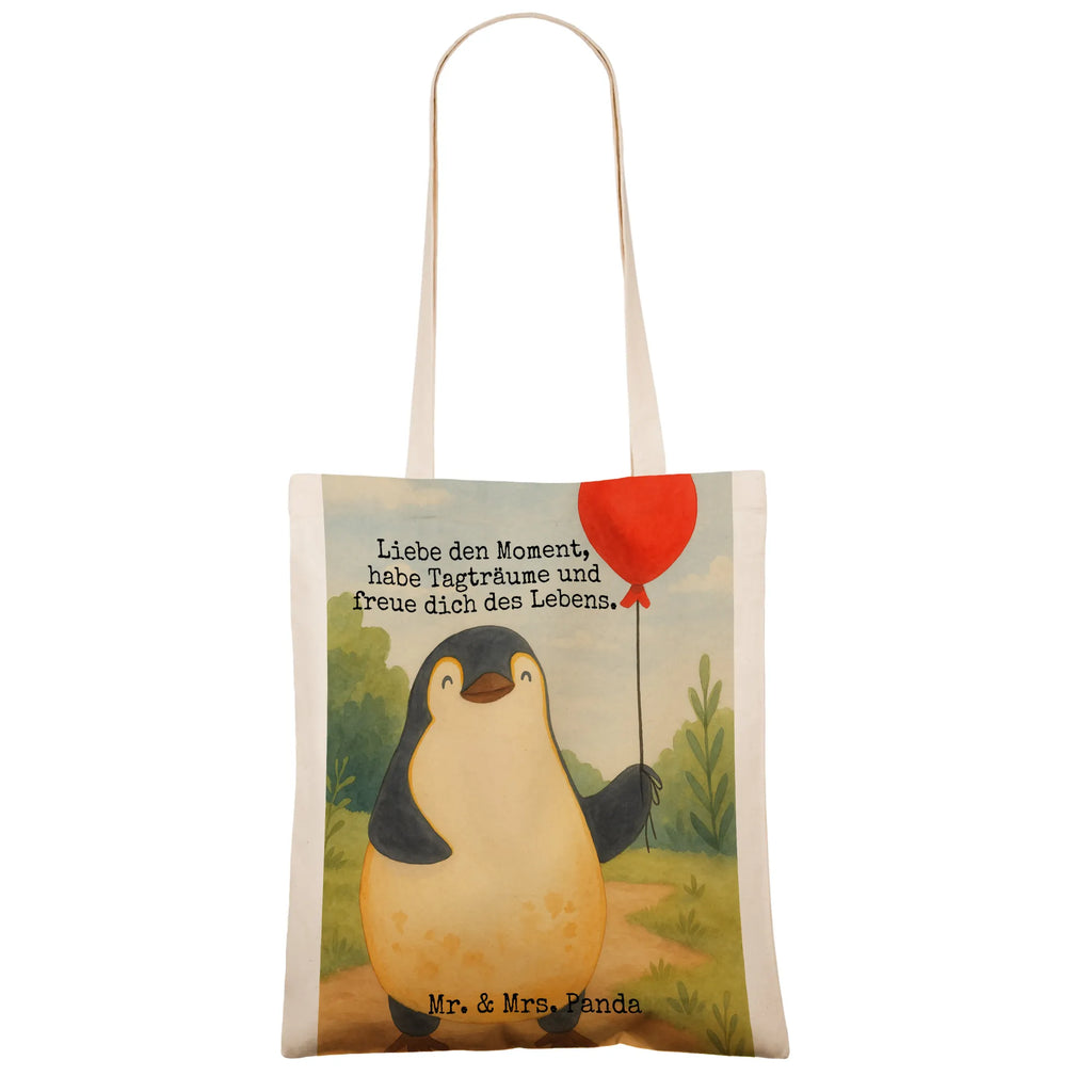 Tragetasche Pinguin Luftballon Design Tasche, Beuteltasche, Stofftasche, Jutebeutel, Einkaufstüte, Stoffbeutel, Badetasche, Strandtasche, Shopper, Tragetasche, Einkaufstasche, Umhängetasche, Laptoptasche, Schultertasche, Beutel, Jutetasche, Pinguin, Neustart, Luftballon, Tagträume, Geschenkidee, Lebenslust, Motivation, Liebe, Geschenk Freundin, Glück, beste Freundin, Pinguine, neues Leben