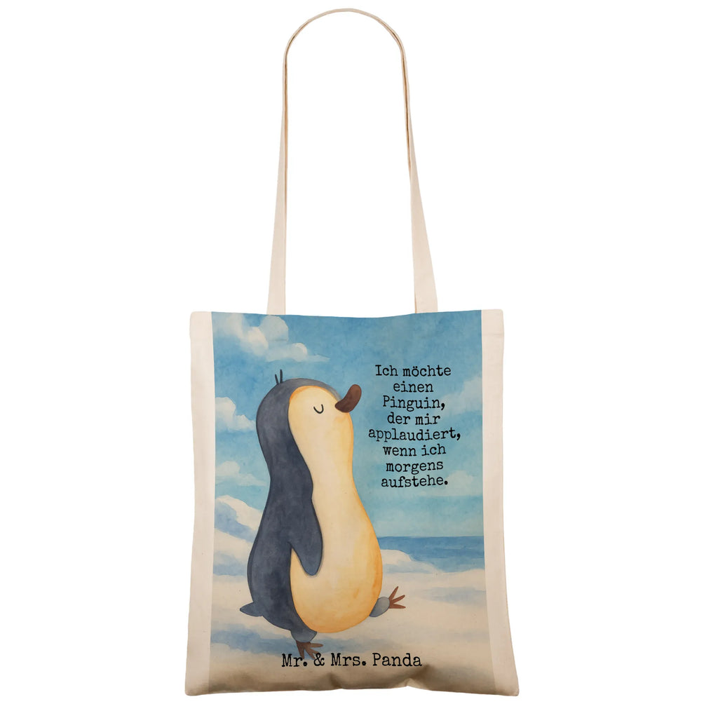 Tragetasche Pinguin marschieren Design Stoffbeutel, Jutetasche, Schultertasche, Shopper, Tragetasche, Jutebeutel, Strandtasche, Umhängetasche, Einkaufstasche, Stofftasche, Beutel, Beuteltasche, Badetasche, Einkaufstüte, Laptoptasche, Tasche, Pinguin, Bruder, Schwester, Langschläfer, Pinguine, Familie, Frühaufsteher