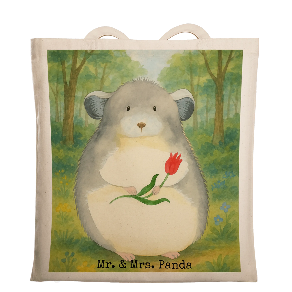 Tote bag chinchilla flower Design shopping bag, pouch, shoulder bag, Carrier bag, cloth bag, bag, shopper, jute bag, cotton bag, small animals, cute, funny, cute animal motives, hand drawn, small world, funny sayings, good mood, happy, gifts, gift ideas, special gifts, animal lover, card, chaos, chinchillas, grief, happiness, chinchilla, office life, heartache, being sad, office, depression