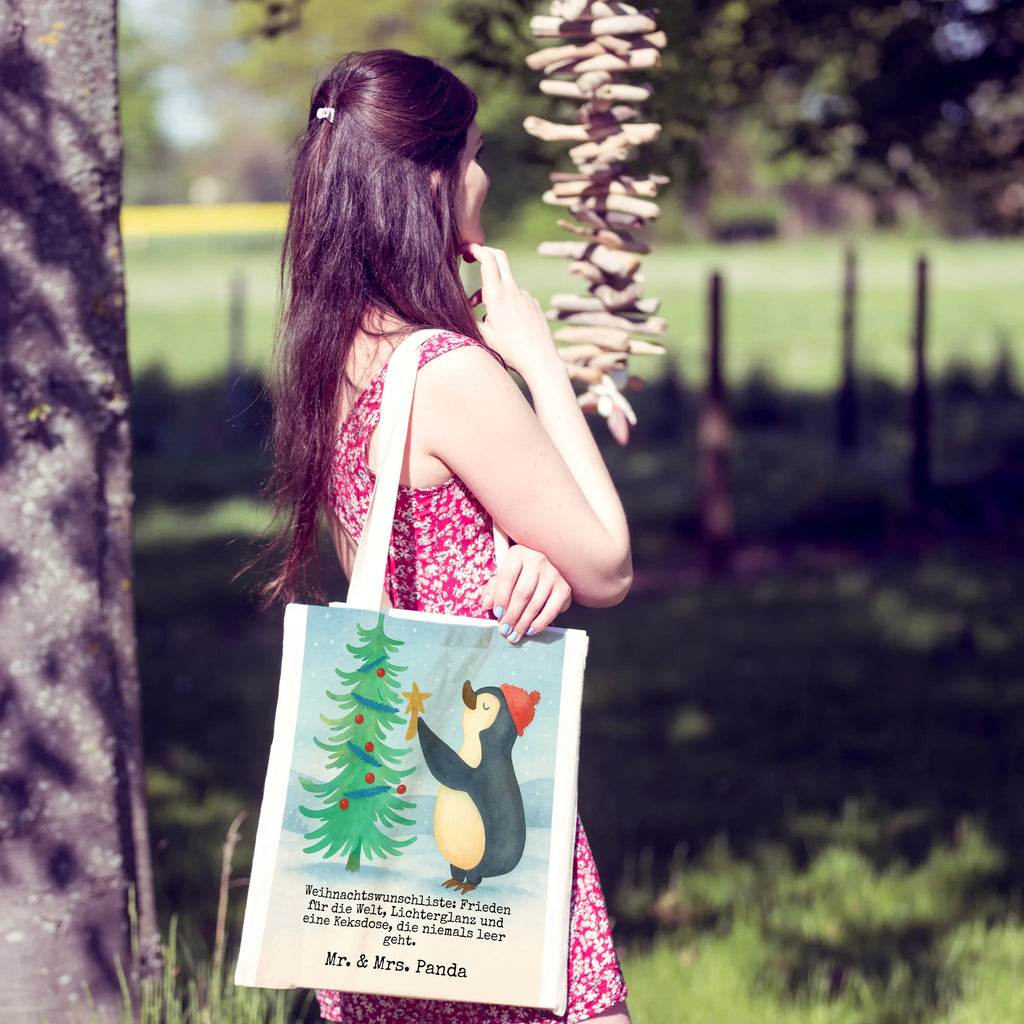 Tragetasche Pinguin Weihnachtsbaum Design Schultertasche, Laptoptasche, Stoffbeutel, Jutebeutel, Beutel, Stofftasche, Tasche, Shopper, Badetasche, Tragetasche, Einkaufstasche, Jutetasche, Einkaufstüte, Beuteltasche, Umhängetasche, Strandtasche, Winter, Weihnachten, Weihnachtsdeko, Nikolaus, Advent, Heiligabend, Wintermotiv, Pinguin