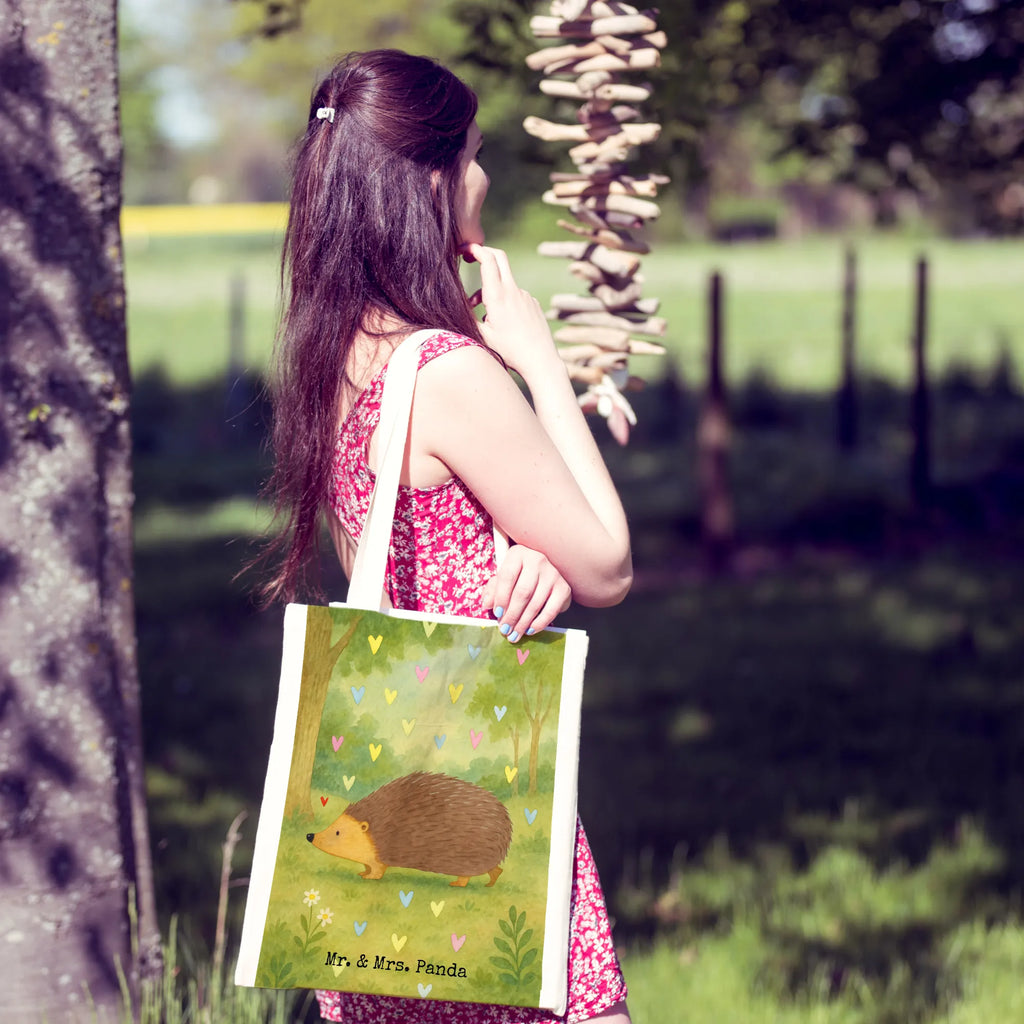 Torba jeż serca Design Tasche, Jutetasche, Einkaufstüte, Jutebeutel, Shopper, Umhängetasche, Laptoptasche, Beutel, Einkaufstasche, Stofftasche, Tragetasche, Schultertasche, Badetasche, Strandtasche, Stoffbeutel, Beuteltasche, Tiermotive, Gute Laune, lustige Sprüche, Tiere, Leben, Kuss, Herzen, Vertrauen, Igel, Herz, Liebe