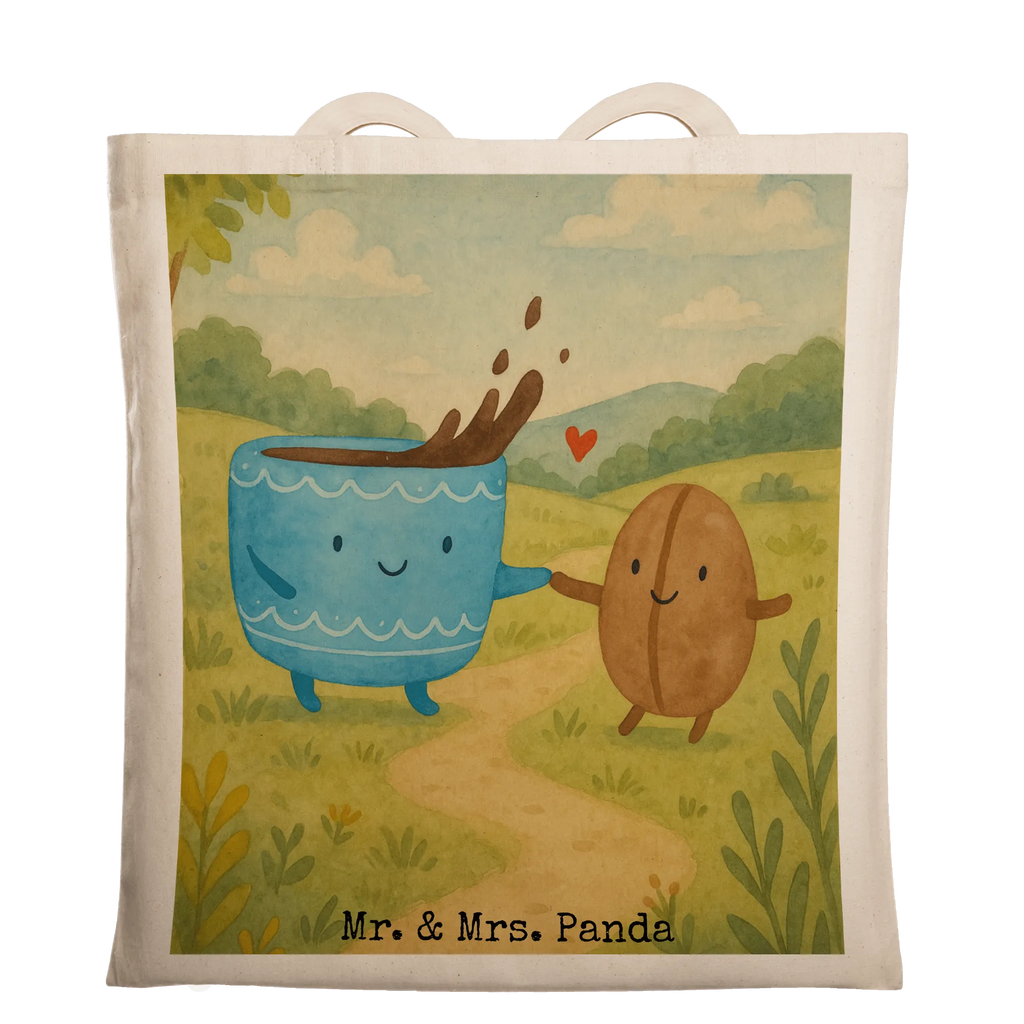 Tote bag Coffee Bean Design shopper, shoulder bag, jute bag, cloth bag, bag, Carrier bag, pouch, cotton bag, shopping bag, small animals, cute, funny, cute animal motives, hand drawn, small world, funny sayings, good mood, happy, gifts, gift ideas, special gifts, animal lover, card, coffee bean, satisfaction, Coffee, happiness, pleasure