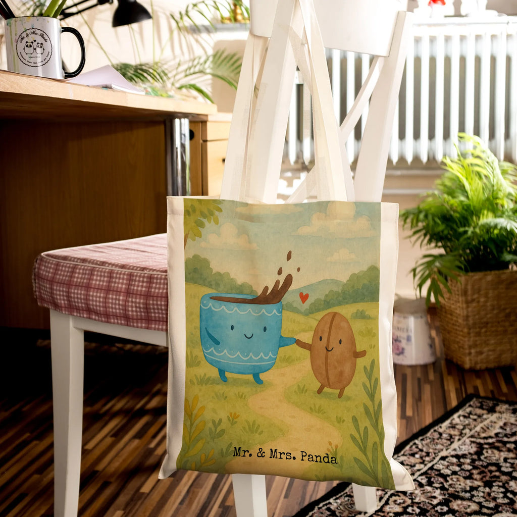 Tote bag Coffee Bean Design shopper, shoulder bag, jute bag, cloth bag, bag, Carrier bag, pouch, cotton bag, shopping bag, small animals, cute, funny, cute animal motives, hand drawn, small world, funny sayings, good mood, happy, gifts, gift ideas, special gifts, animal lover, card, coffee bean, satisfaction, Coffee, happiness, pleasure