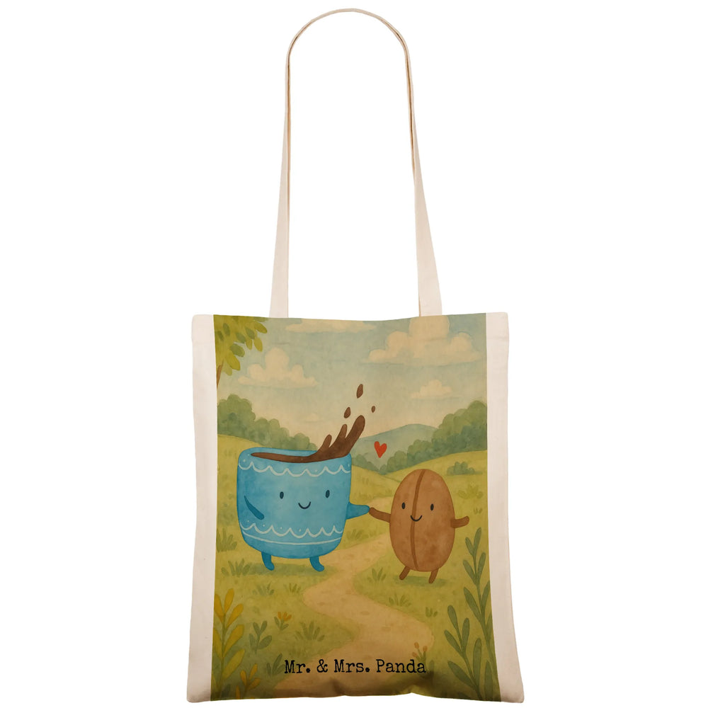 Tote bag Coffee Bean Design shopper, shoulder bag, jute bag, cloth bag, bag, Carrier bag, pouch, cotton bag, shopping bag, small animals, cute, funny, cute animal motives, hand drawn, small world, funny sayings, good mood, happy, gifts, gift ideas, special gifts, animal lover, card, coffee bean, satisfaction, Coffee, happiness, pleasure