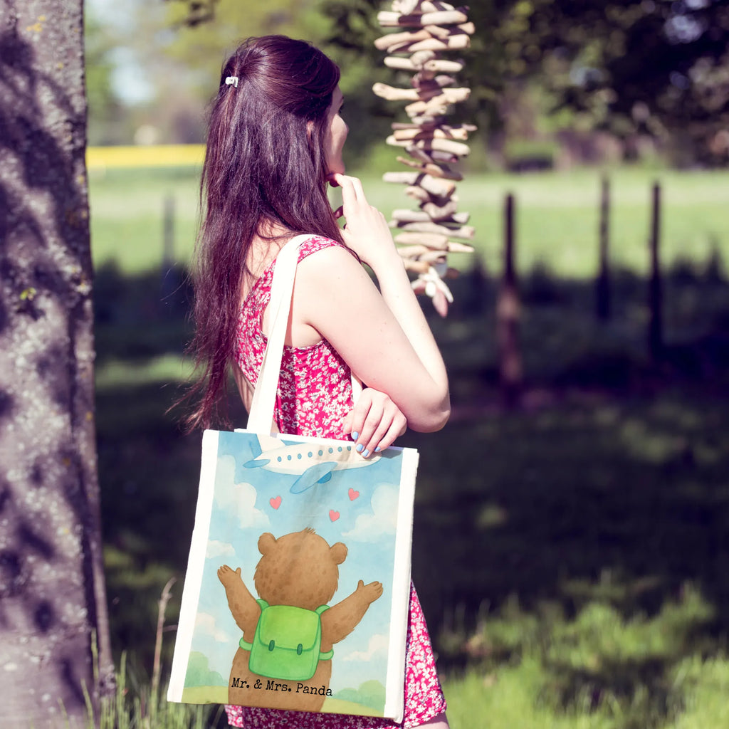 Torba niedźwiedź samolot Design Miłość, partner, przyjaciel, przyjaciółka, mąż, żona, wesele, zaręczyny, prośba o rękę, prezent miłosny, rocznica, dzień ślubu