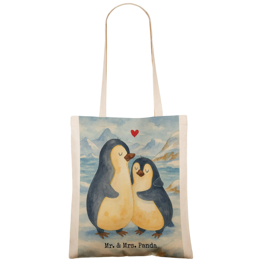 Tragetasche Pinguin umarmen Design unitasche, Tasche, shopping tasche, Schultertasche, Einkaufstasche, Jutebeutel, Schultasche, bedruckte tasche, Umhängetasche, Shopper, Stofftasche, Baumwolltasche, büchertasche, Einkaufstüte, Leinentasche, Tüte, Jutetasche, Alltagstasche, tote bag, Beutel, Statementbeutel, Badetasche, Tragetasche, Einkaufsbeutel, uni tasche, Laptoptasche, baumwollbeutel, Henkeltasche, Strandtasche, Stoffbeutel, Beuteltasche, Pinguin, Liebesbeweis, Hochzeitstag, Liebe, Liebesgeschenk, Verlobung, Jahrestag, Liebespaar, Hochzeit, Hochzeitsgeschenk
