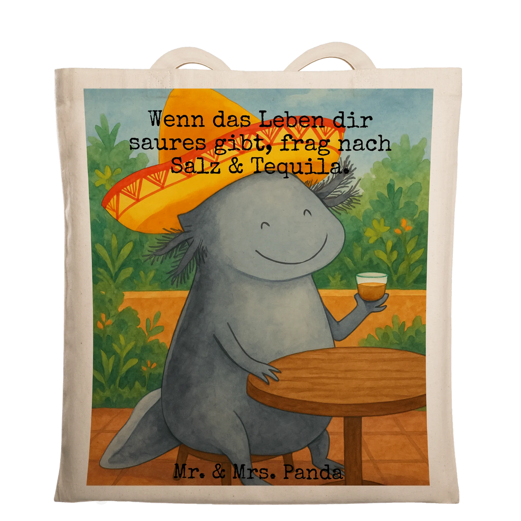 Tragetasche Axolotl Tequila Design Beuteltasche, Schultertasche, Stofftasche, Einkaufstasche, Jutetasche, Stoffbeutel, Einkaufstüte, Beutel, Badetasche, Jutebeutel, Umhängetasche, Shopper, Strandtasche, Tasche, Laptoptasche, Tragetasche, Axolotl, Molch, Schwanzlurch, Lurche, Mexiko, Axolot, Mexico, Motivation, Sombrero, Feuerdrache, Tequila, Spruch, Zitrone, Feuersalamander, Lurch