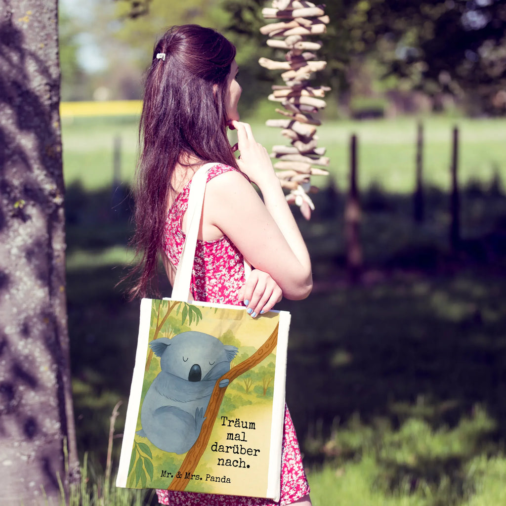 Tote bag koala Design Jutetasche, Shopper, Einkaufstasche, Beutel, Umhängetasche, Tragetasche, Badetasche, Jutebeutel, Schultertasche, Strandtasche, Stoffbeutel, Beuteltasche, Laptoptasche, Tasche, Stofftasche, Einkaufstüte, Tiermotive, Gute Laune, lustige Sprüche, Tiere, Bär, Traumland, träumen, Koala, schlafen, Traum, Schlafzimmer, Koalabär