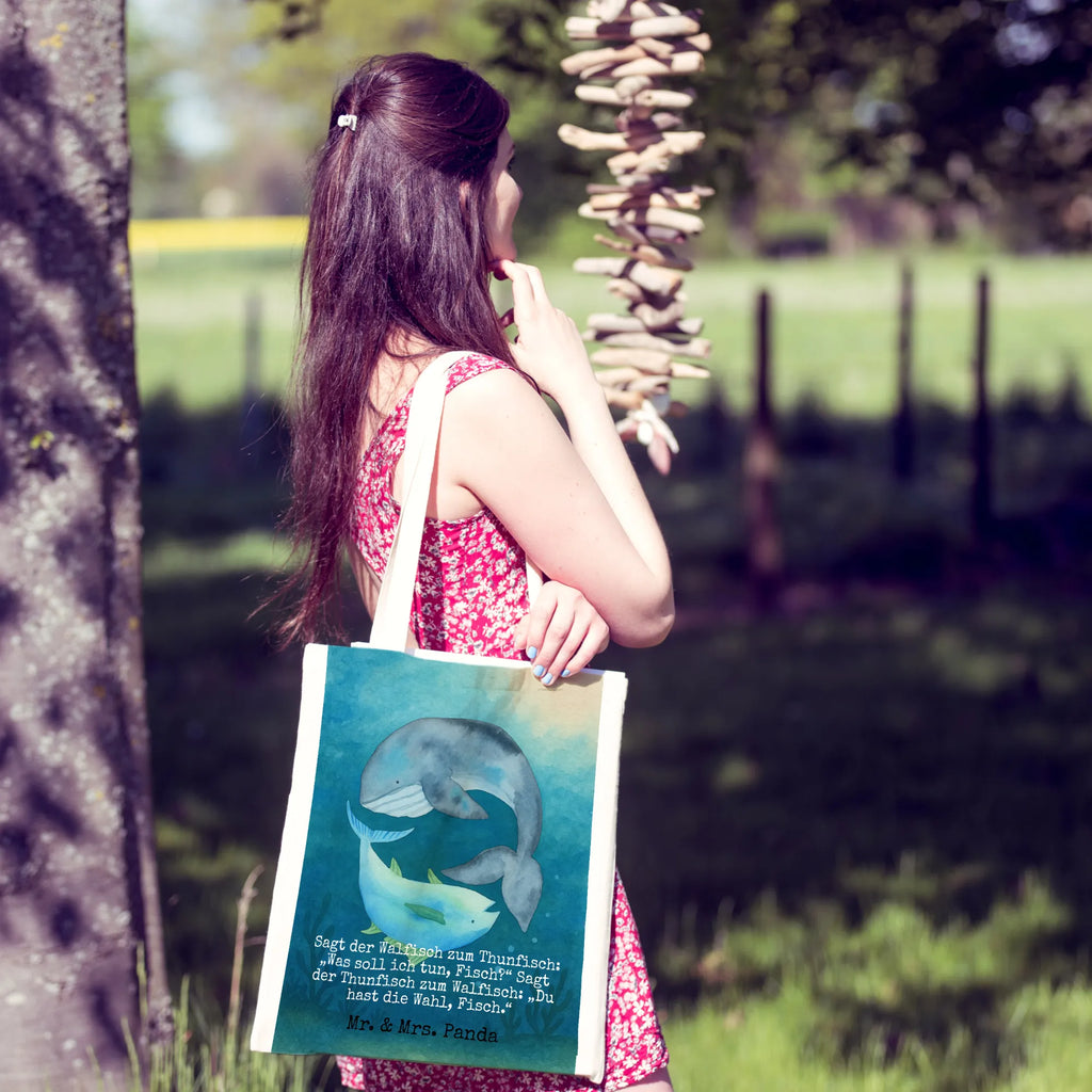 Torba wieloryb tuńczyk Design Motywy zwierzęce, dobra energia, zabawne powiedzonka, zwierzęta